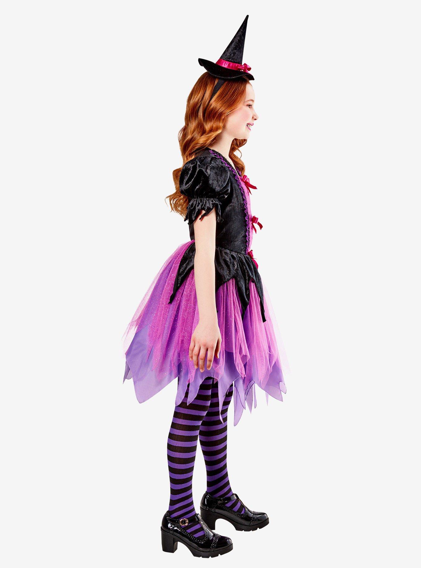Purple Witch Dress with Hat, , hi-res