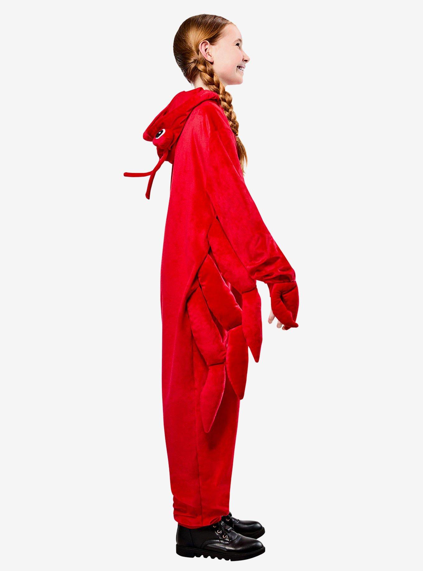 Red Lobster Zipsters Youth Costume, RED, alternate