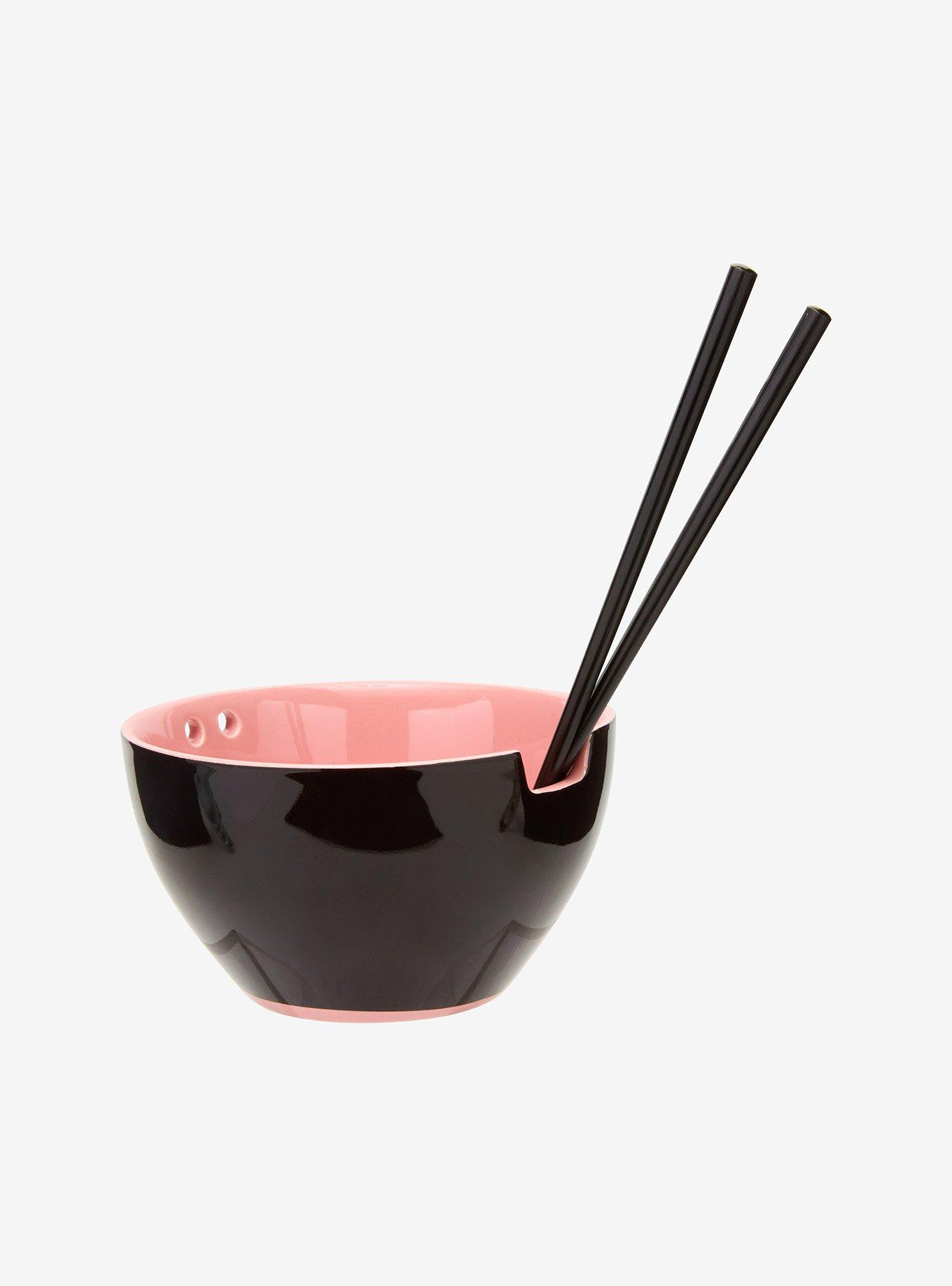Kuromi Ramen Bowl With Chopsticks, , hi-res