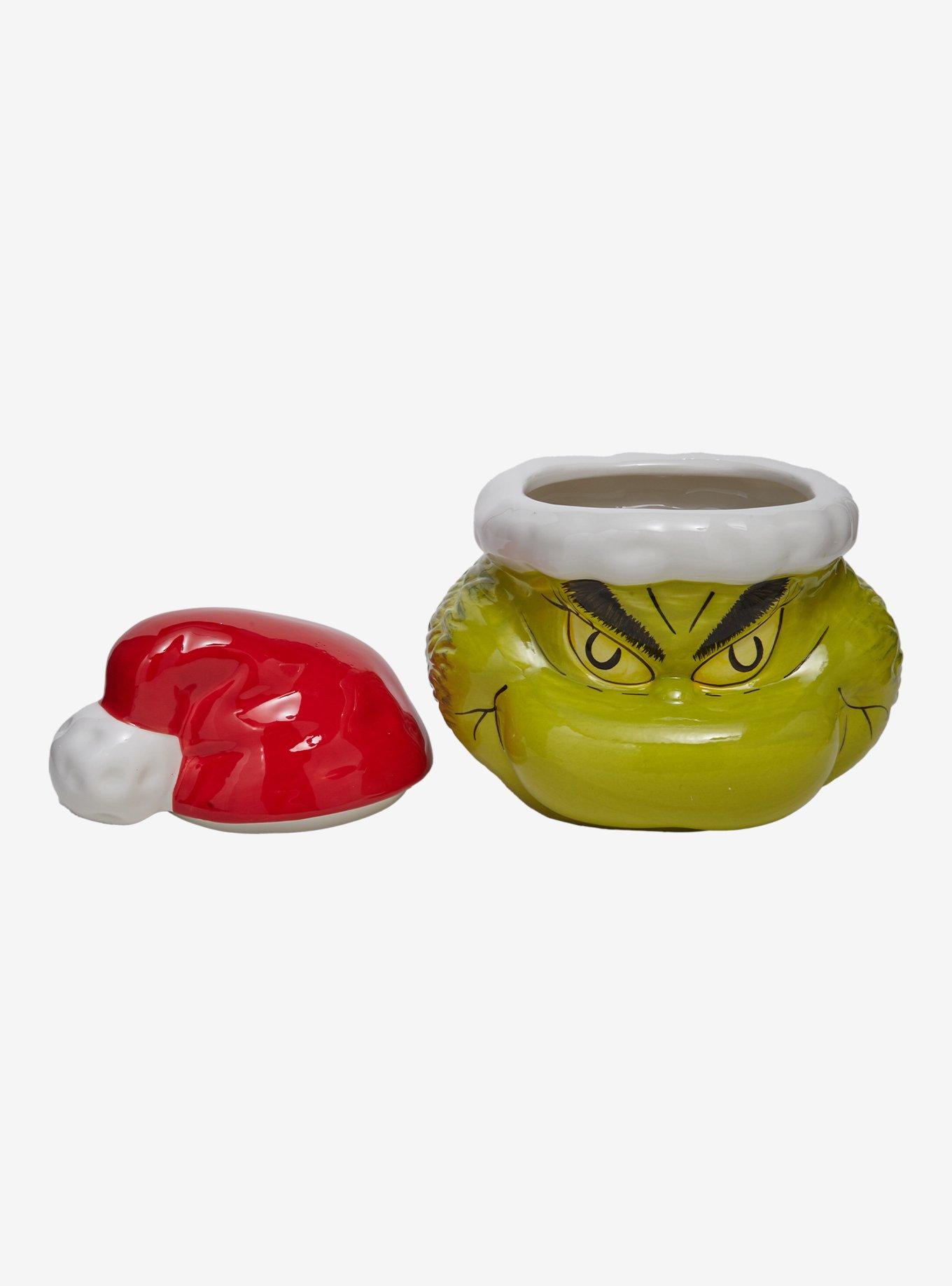 Dr. Seuss How The Grinch Stole Christmas! Santa Grinch Cookie Jar, , alternate