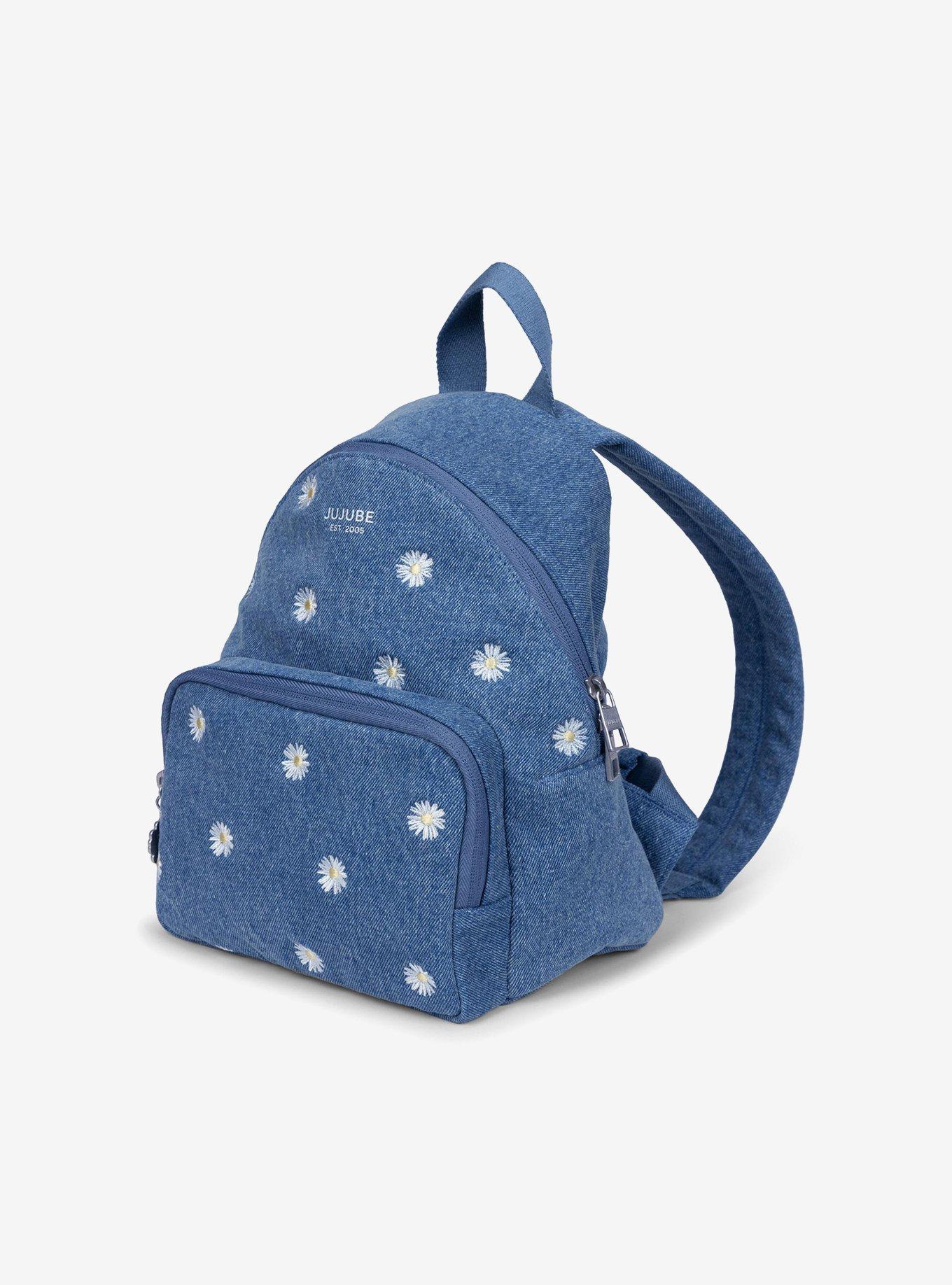 JuJuBe Denim and Daisies Everyday Mini Backpack, , alternate