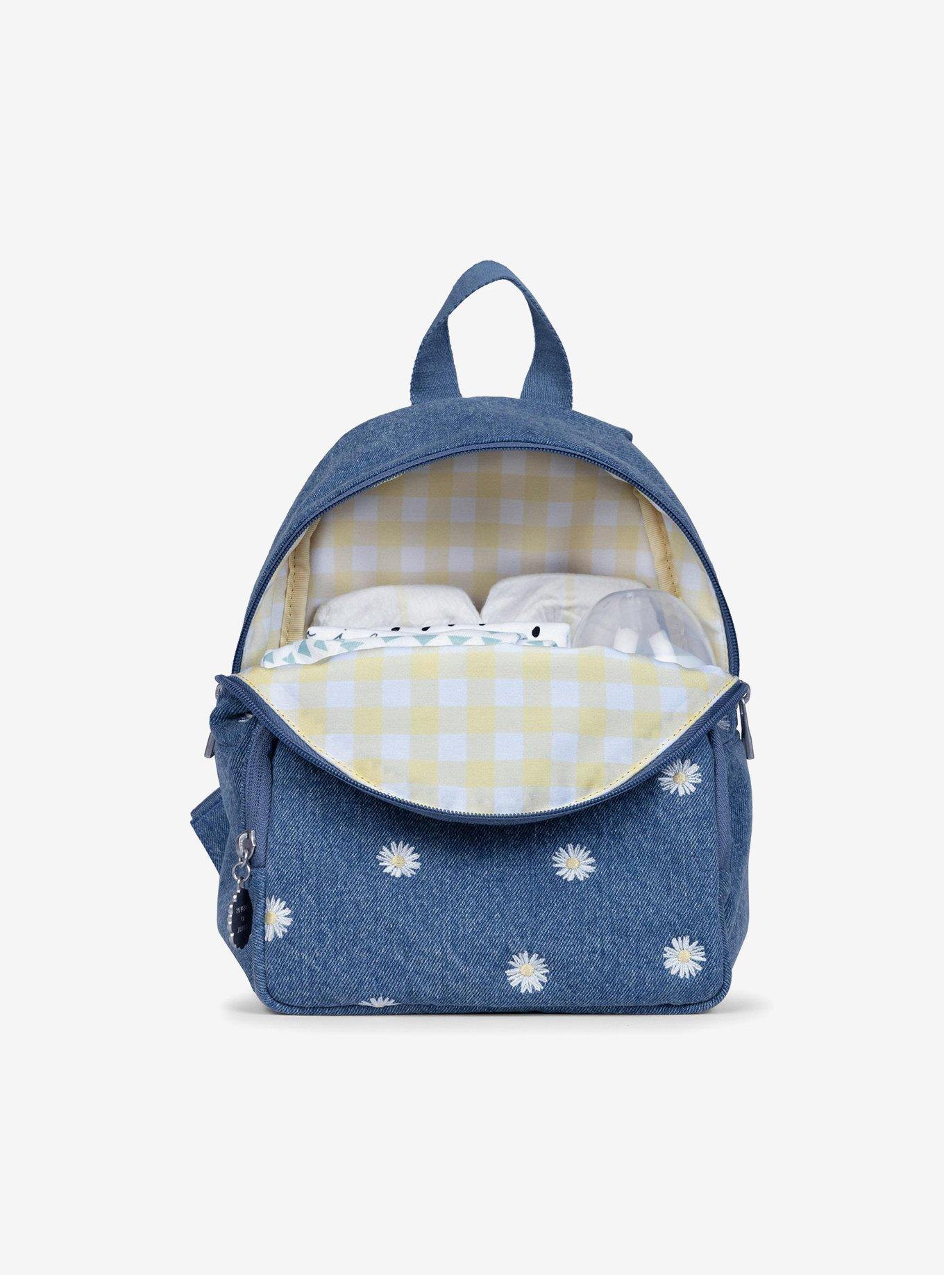 JuJuBe Denim and Daisies Everyday Mini Backpack, , alternate