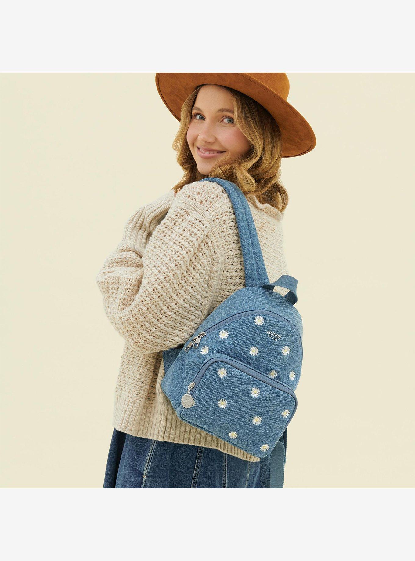 JuJuBe Denim and Daisies Everyday Mini Backpack