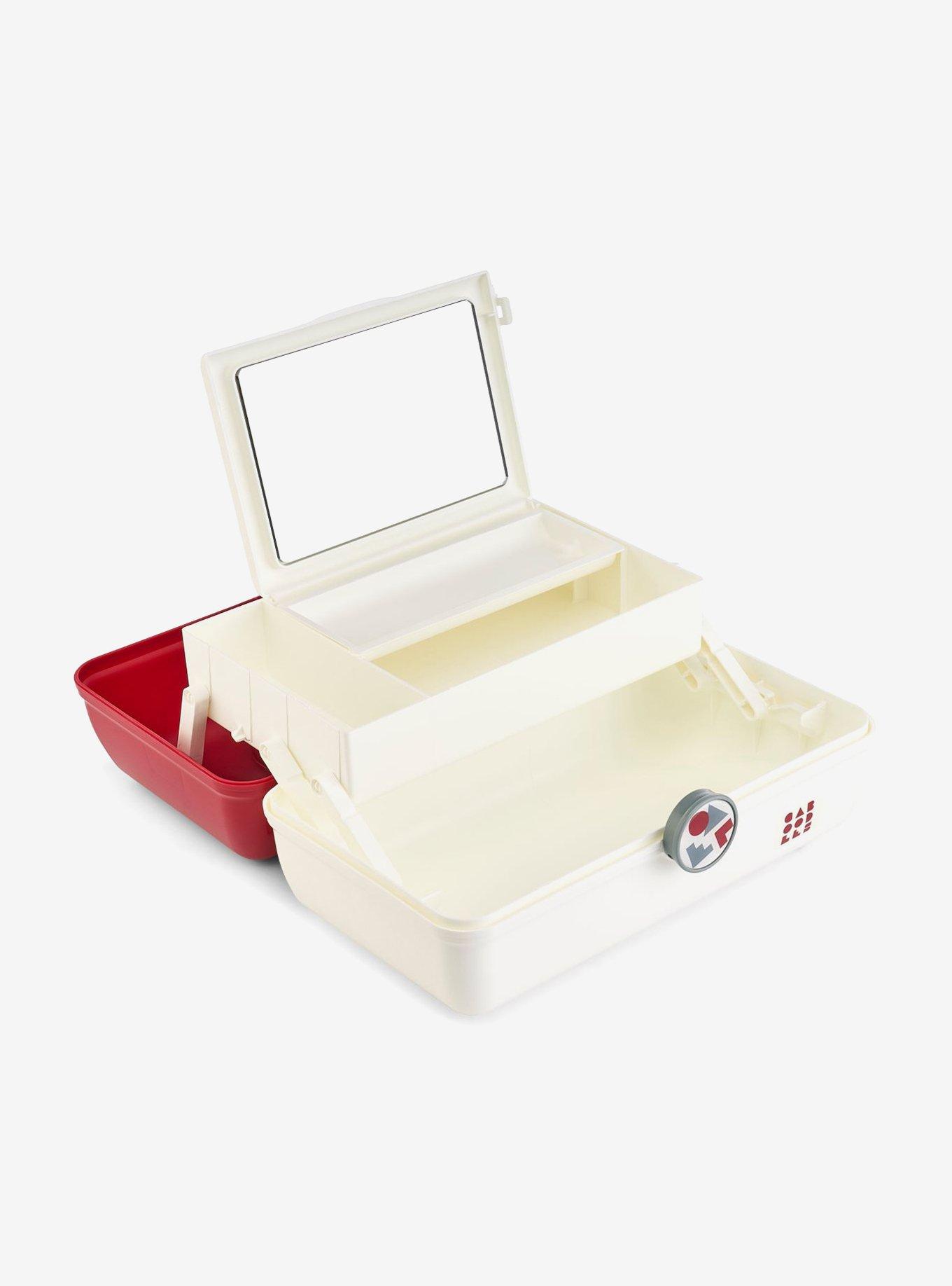 Caboodles School Spirit On-The-Go Girl Crimson Over White, , alternate