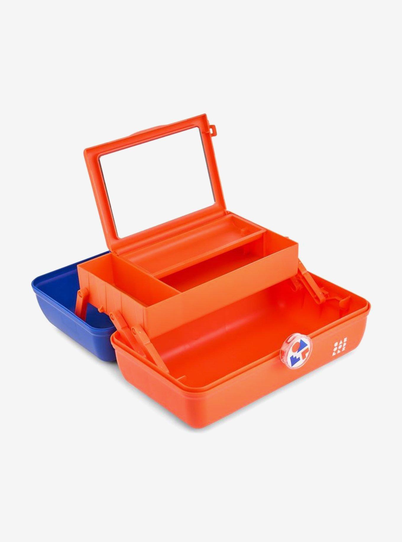 Caboodles School Spirit On-The-Go Girl Blue Over Orange, , hi-res