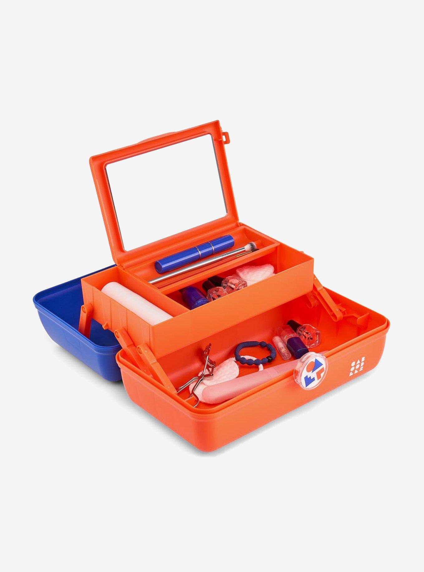 Caboodles School Spirit On-The-Go Girl Blue Over Orange, , alternate