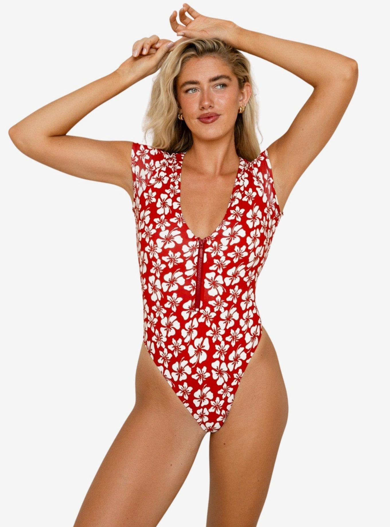 Dippin' Daisy's Lilo One Piece, RED, alternate