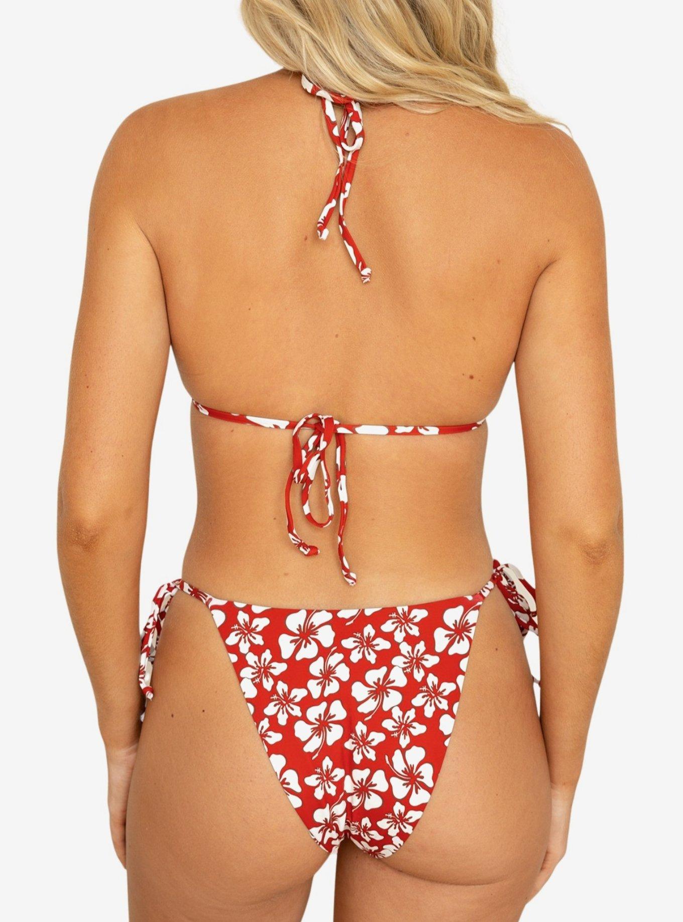 Dippin' Daisy's Mia Cheeky Bikini Bottom, RED, alternate