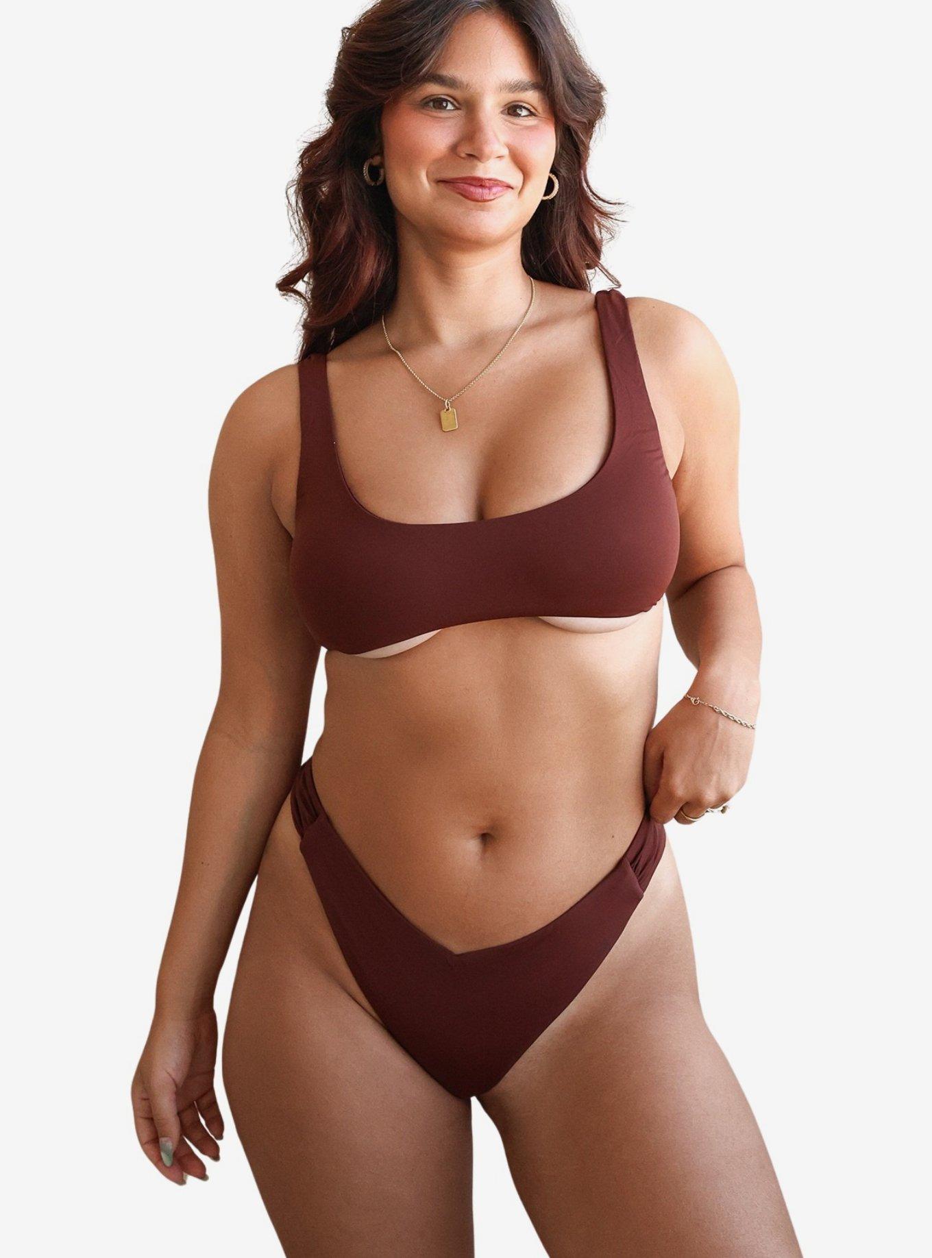Dippin' Daisy's Sunny Bralette Top, BROWN, alternate