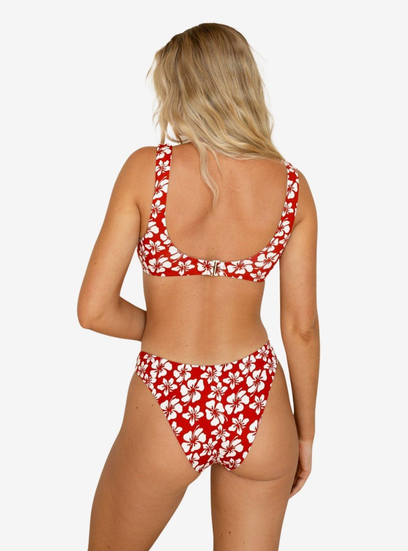 Dippin' Daisy's Sunny Bralette Top, RED, alternate