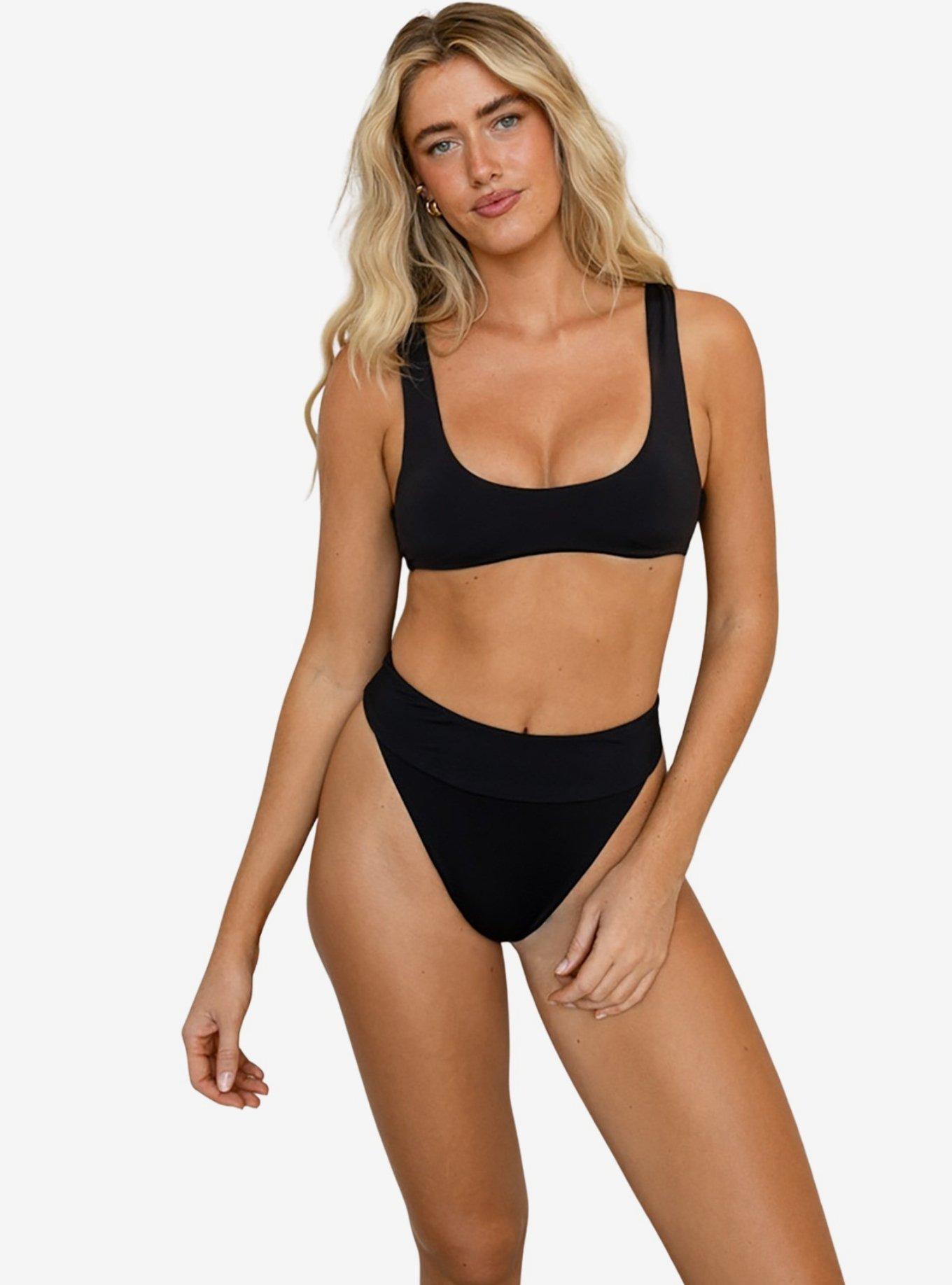 Dippin' Daisy's Sunny Bralette Top, BLACK, alternate