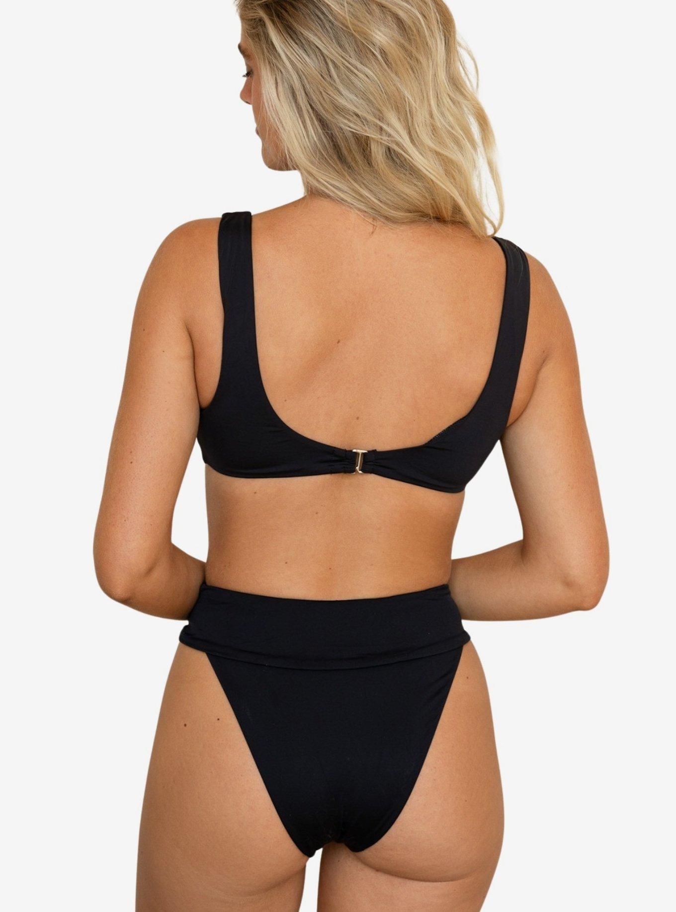 Dippin' Daisy's Sydney Cheeky Bikini Bottom, BLACK, alternate