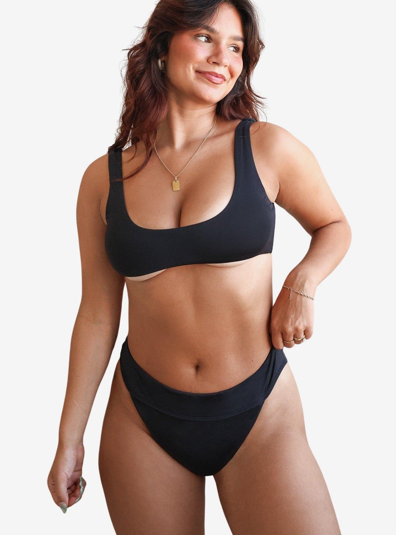 Dippin' Daisy's Sydney Cheeky Bikini Bottom, BLACK, alternate