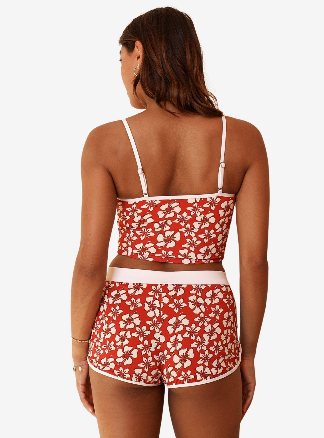 Dippin' Daisy's Hanalei Tankini Top, RED, alternate
