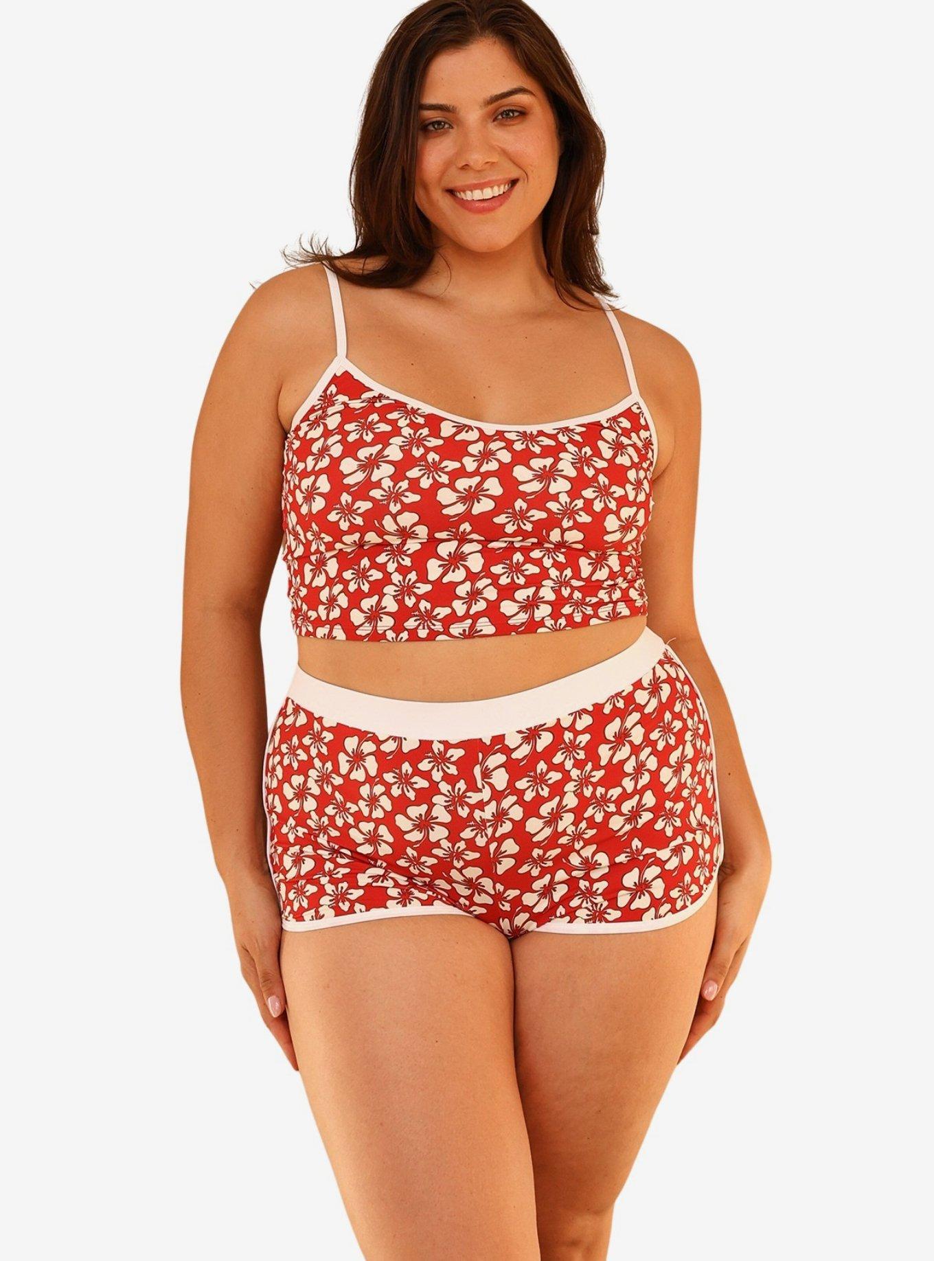 Dippin' Daisy's Hanalei Tankini Top, RED, alternate