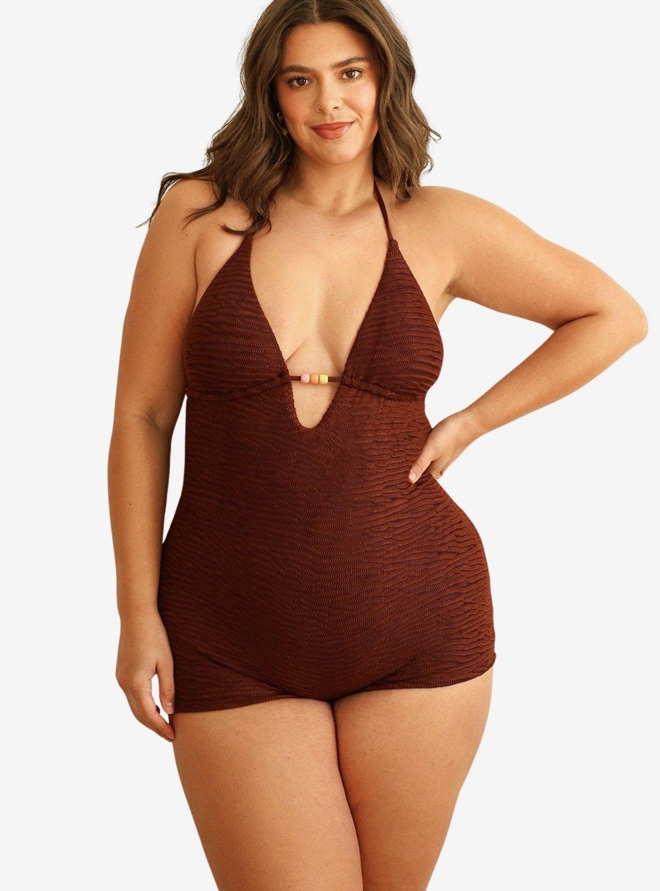 Dippin' Daisy's Caicos One Piece, BROWN, alternate
