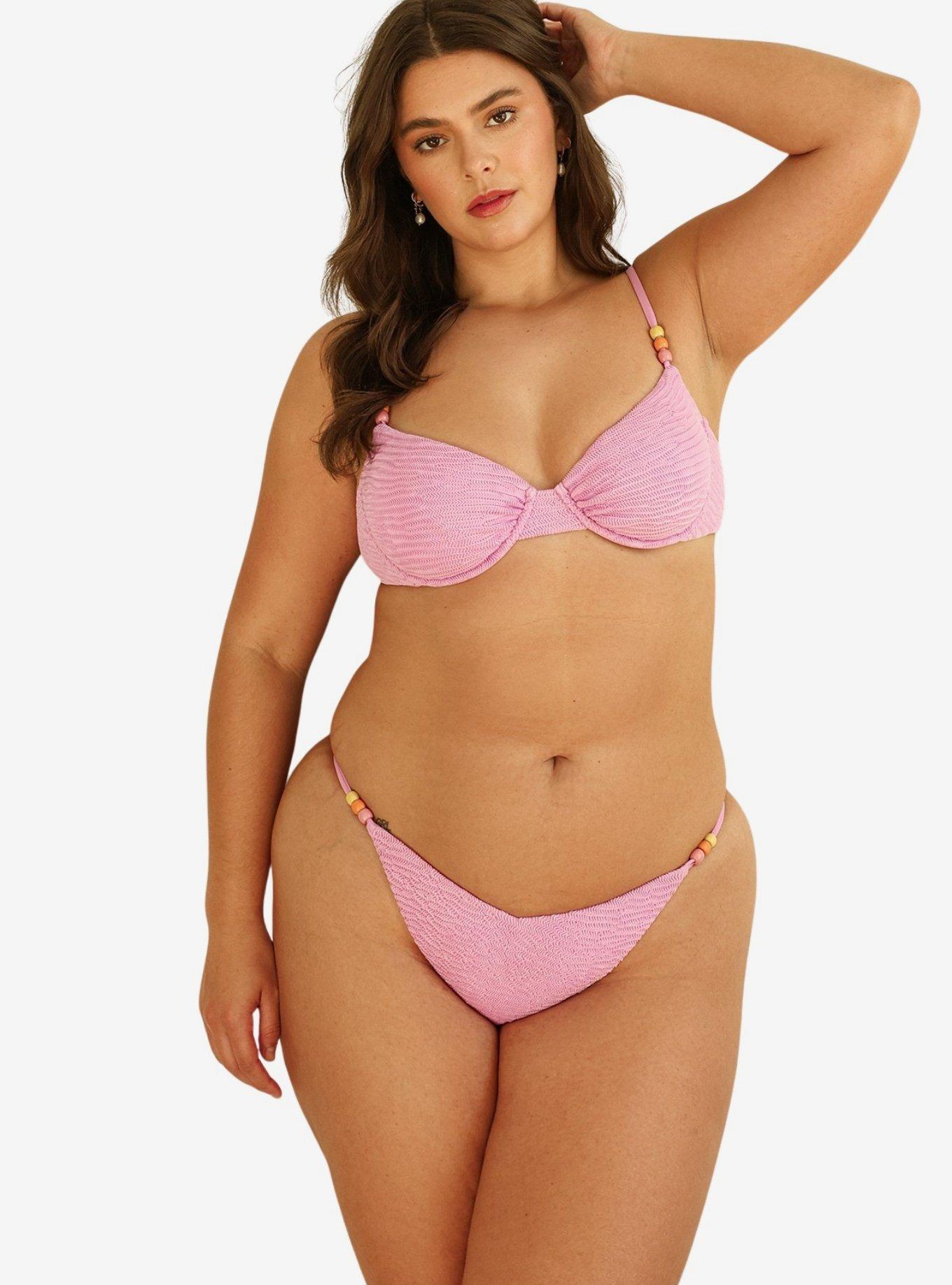 Dippin' Daisy's Costa Underwire Bikini Top, PINK, alternate