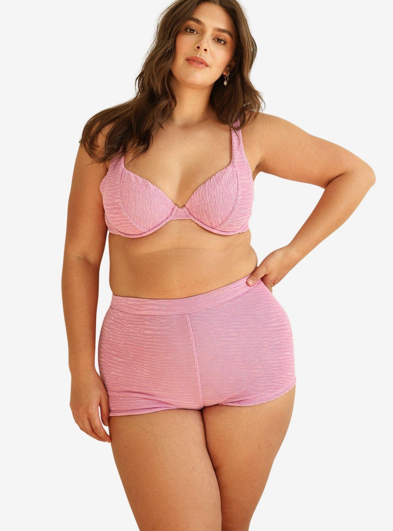 Dippin' Daisy's Farrah Elastic Waist Shorts, PINK, alternate