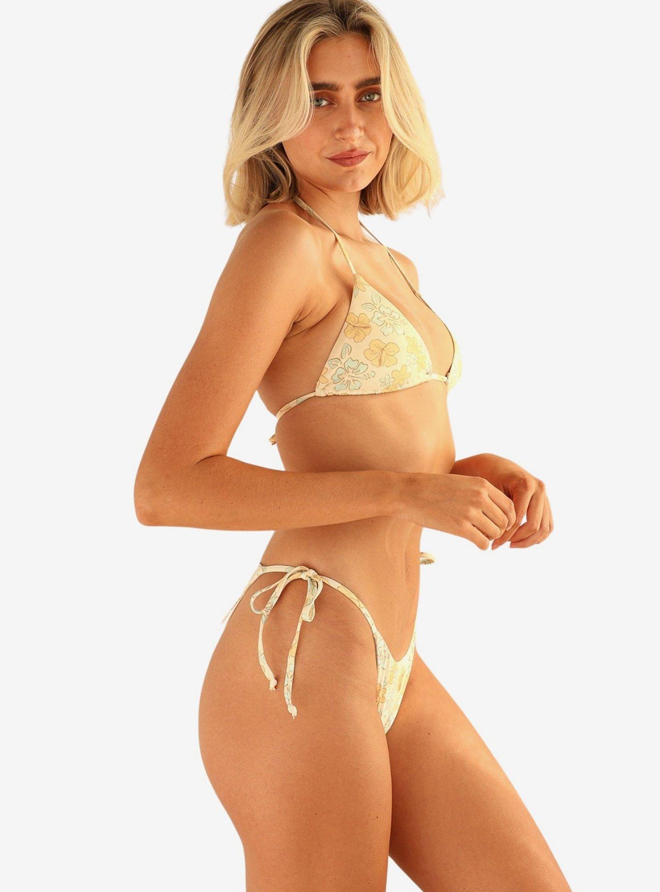 Dippin' Daisy's Mia Cheeky Bikini Bottom, BRIGHT YELLOW, alternate