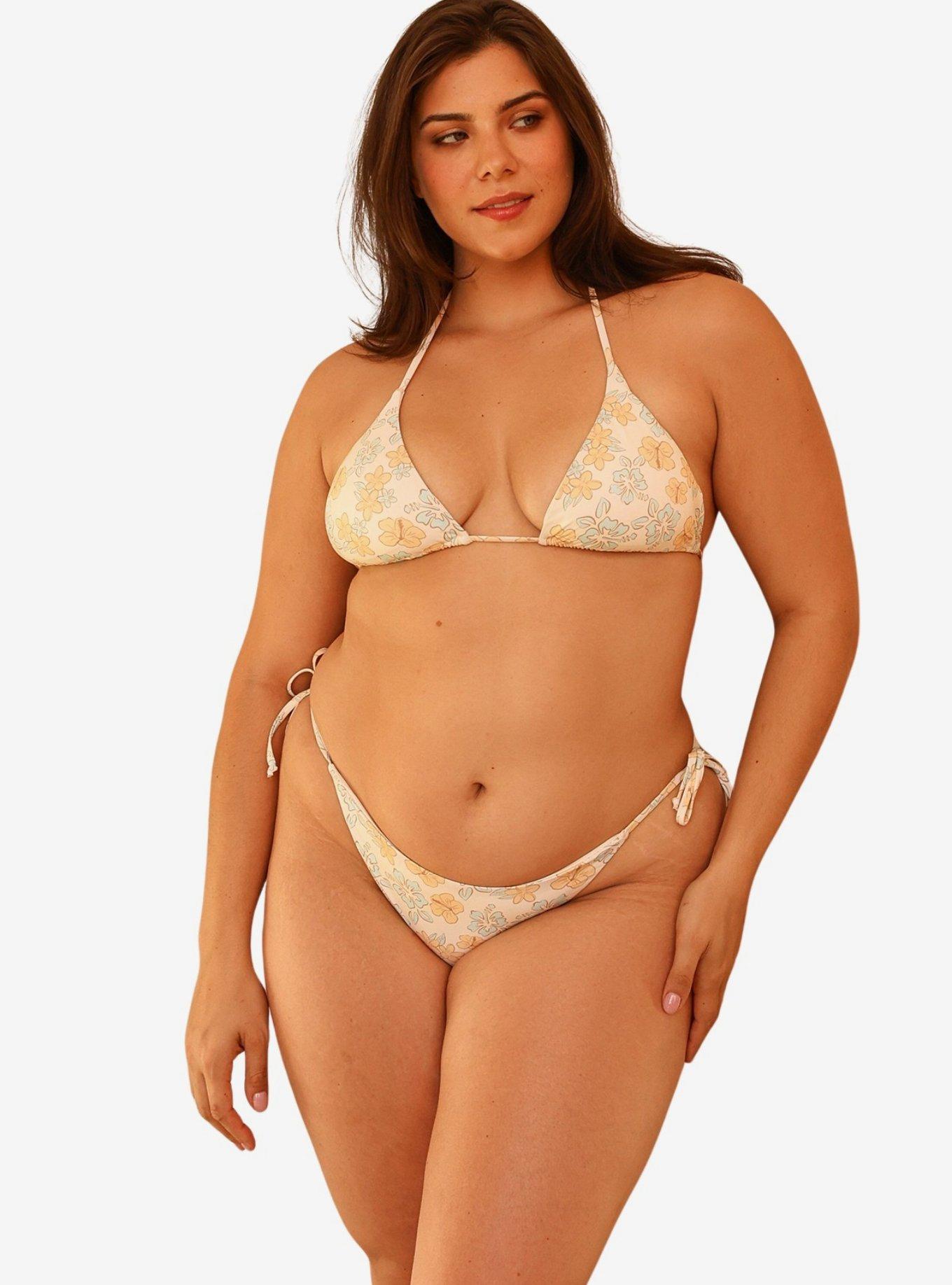 Dippin' Daisy's Mia Cheeky Bikini Bottom, BRIGHT YELLOW, alternate