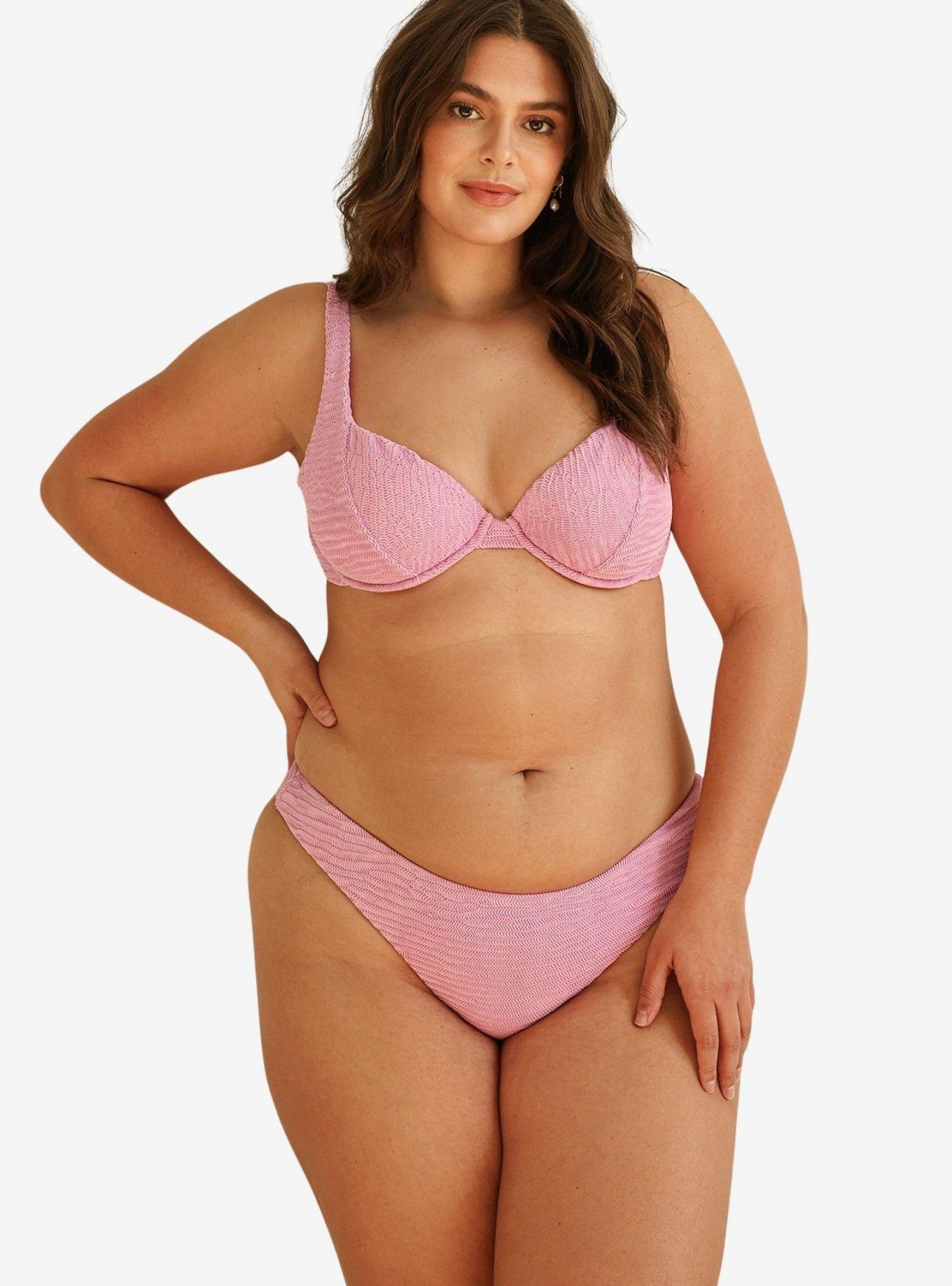 Dippin' Daisy's Sofia Underwire Bikini Top, PINK, alternate