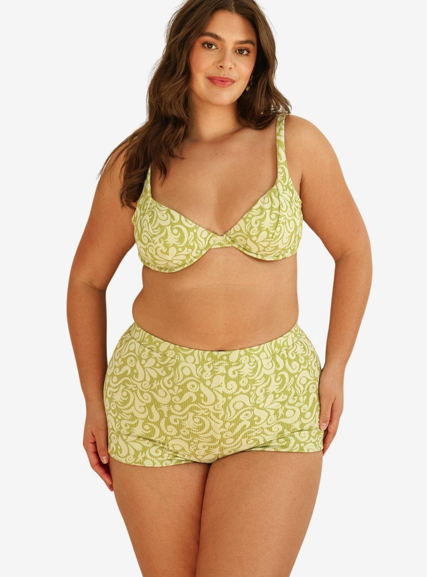 Dippin' Daisy's Sofia Underwire Bikini Top, GREEN, alternate