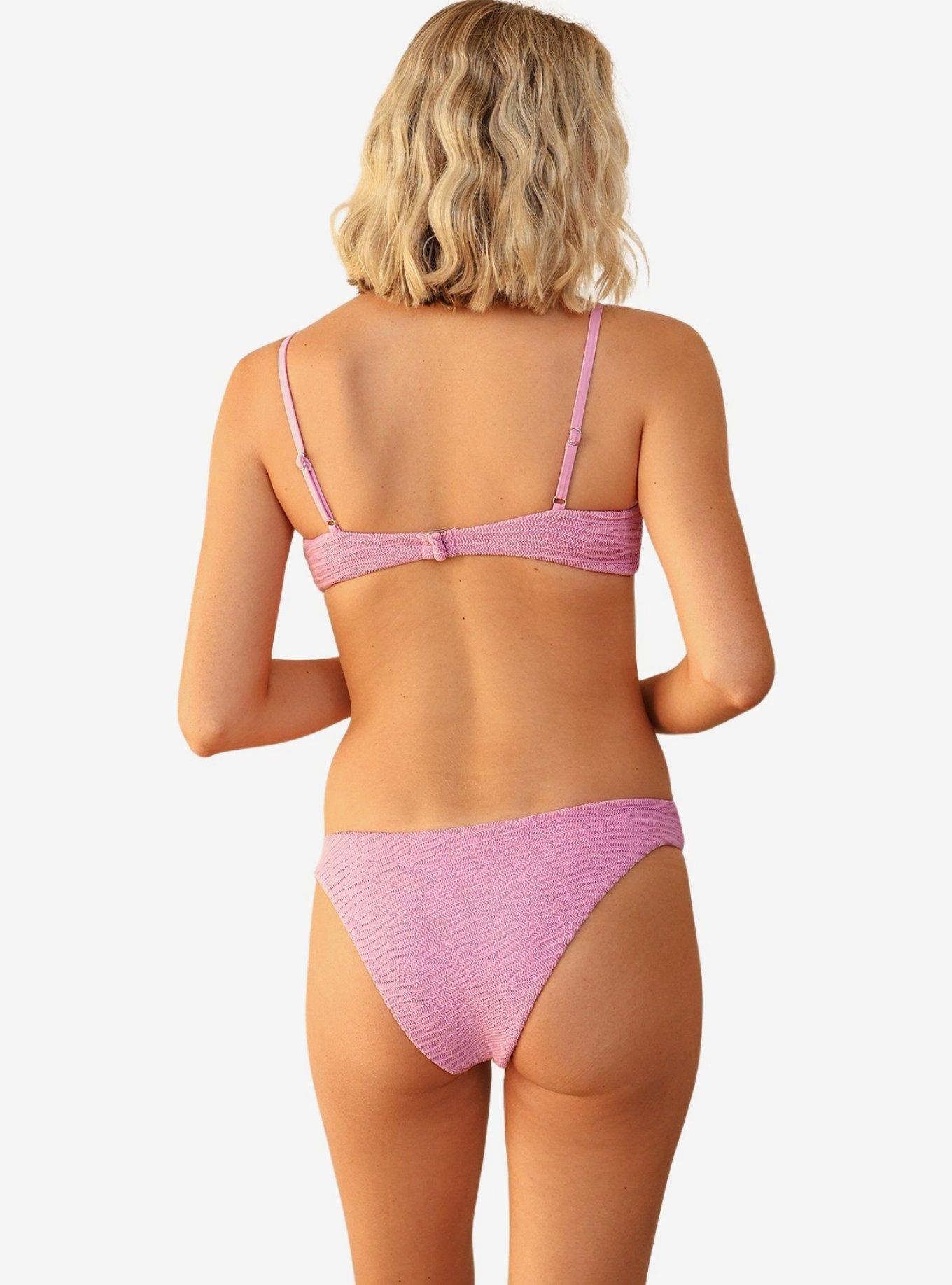 Dippin' Daisy's Nocturnal Cheeky Bikini Bottom, PINK, alternate