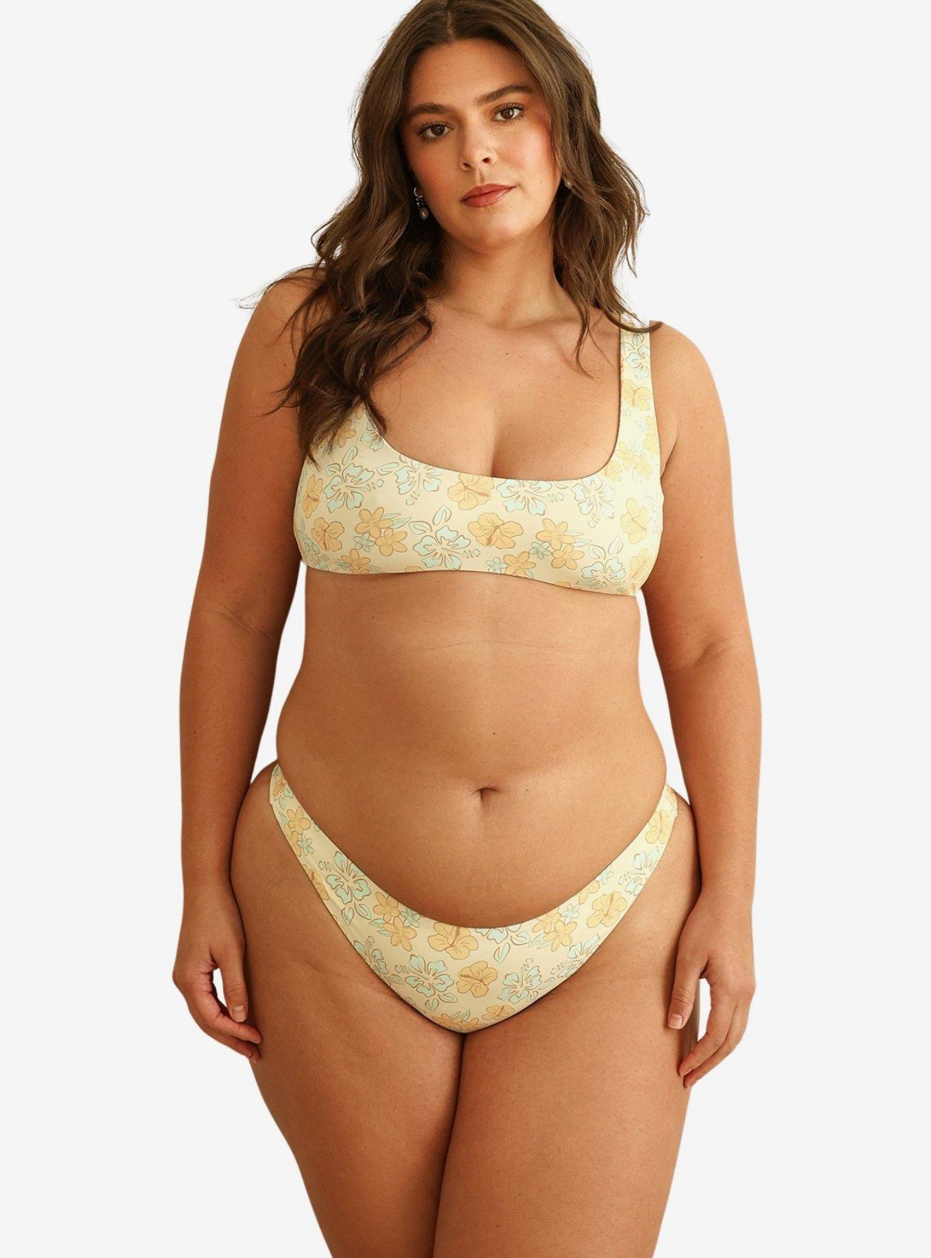 Dippin' Daisy's Sunny Bralette Top, BRIGHT YELLOW, alternate