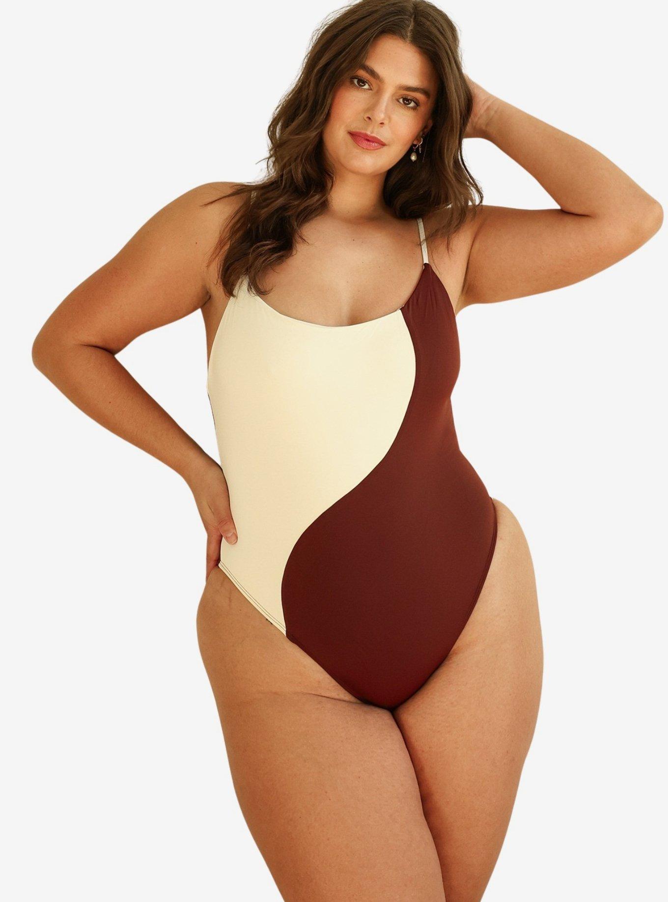 Dippin' Daisy's Harmony One Piece, BROWN, alternate