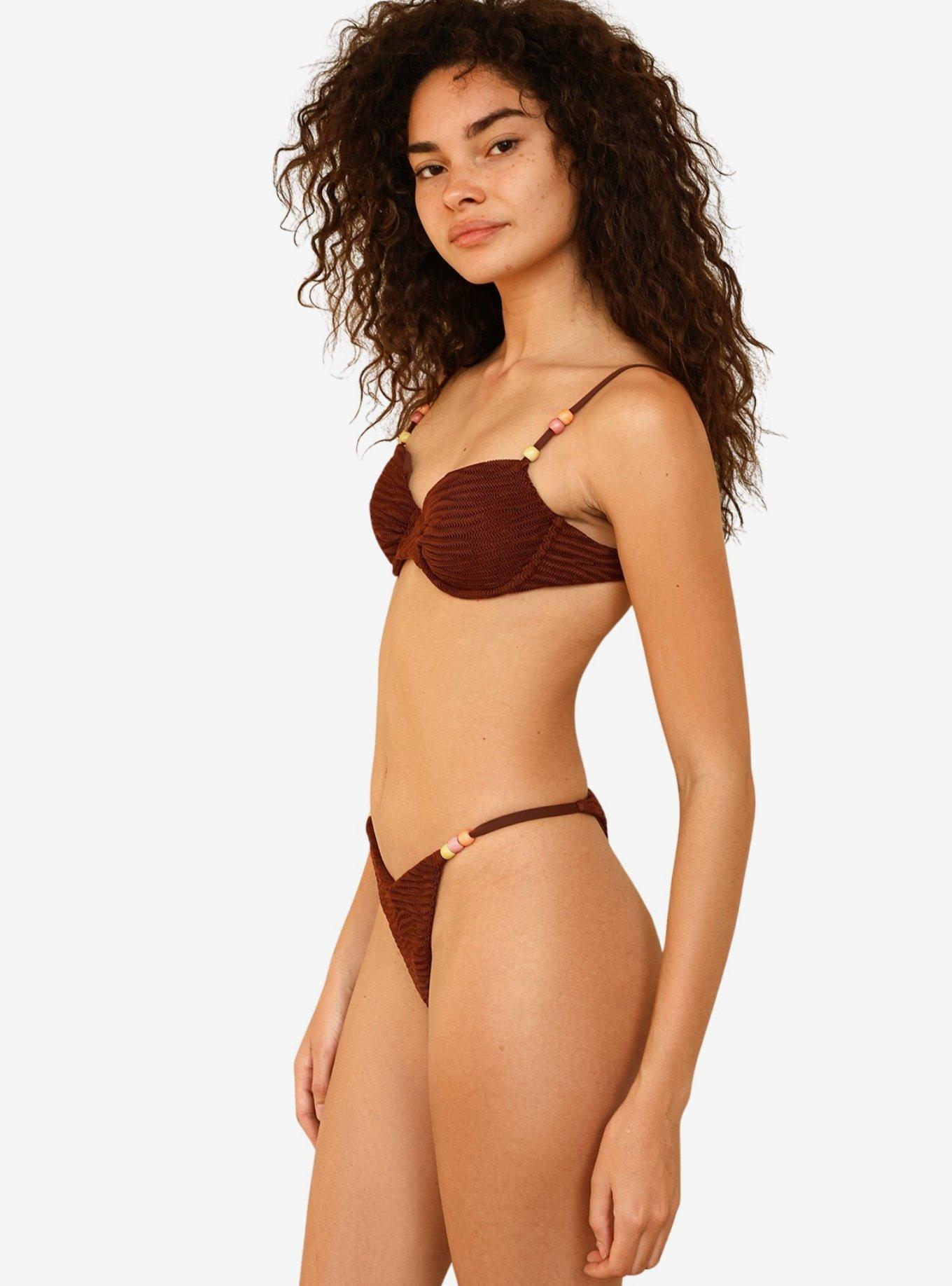 Dippin' Daisy's Fiji V-Cut Thong Bikini Bottom, , hi-res