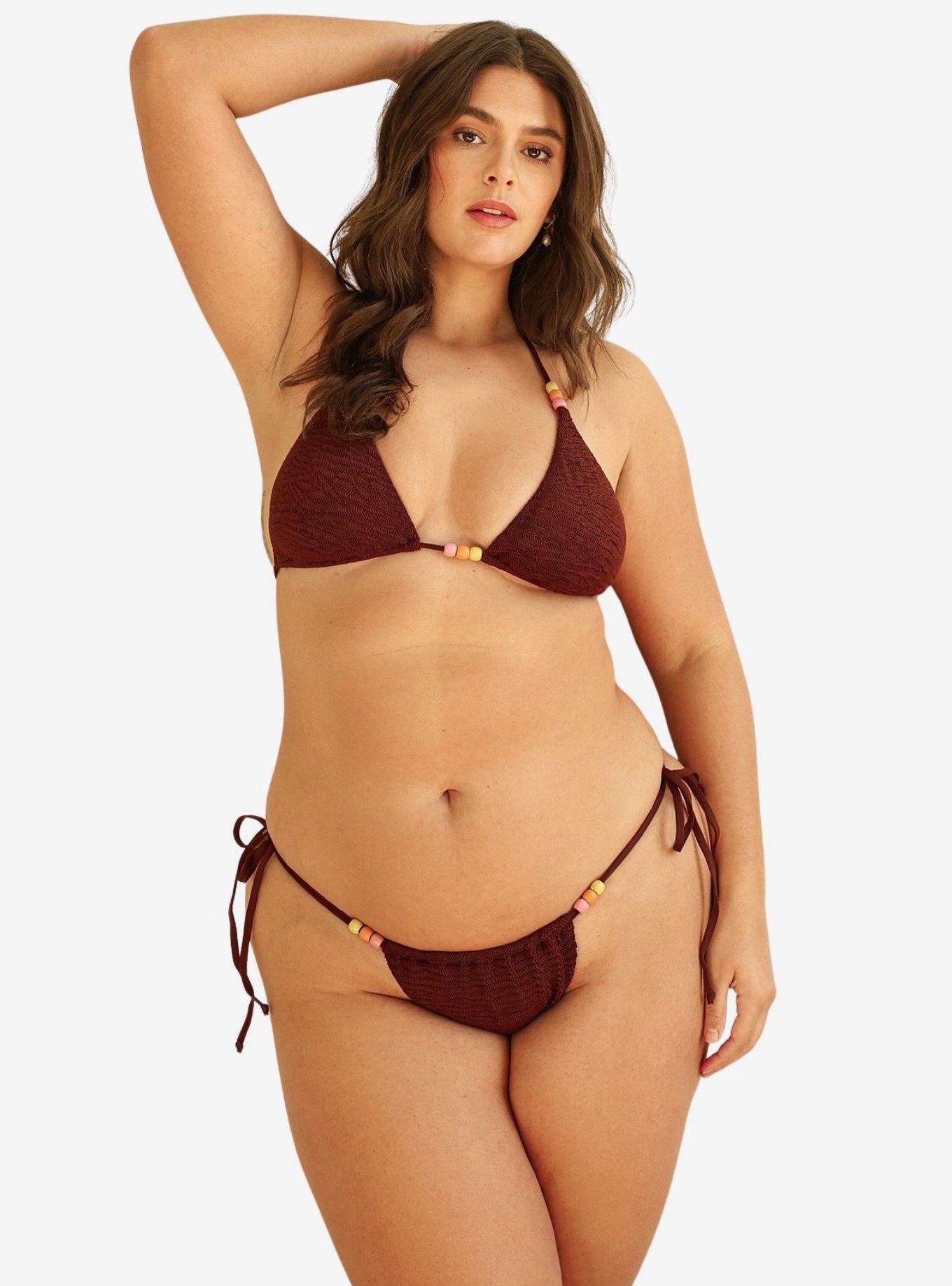 Dippin' Daisy's Bora Cheeky Bikini Bottom, BROWN, alternate