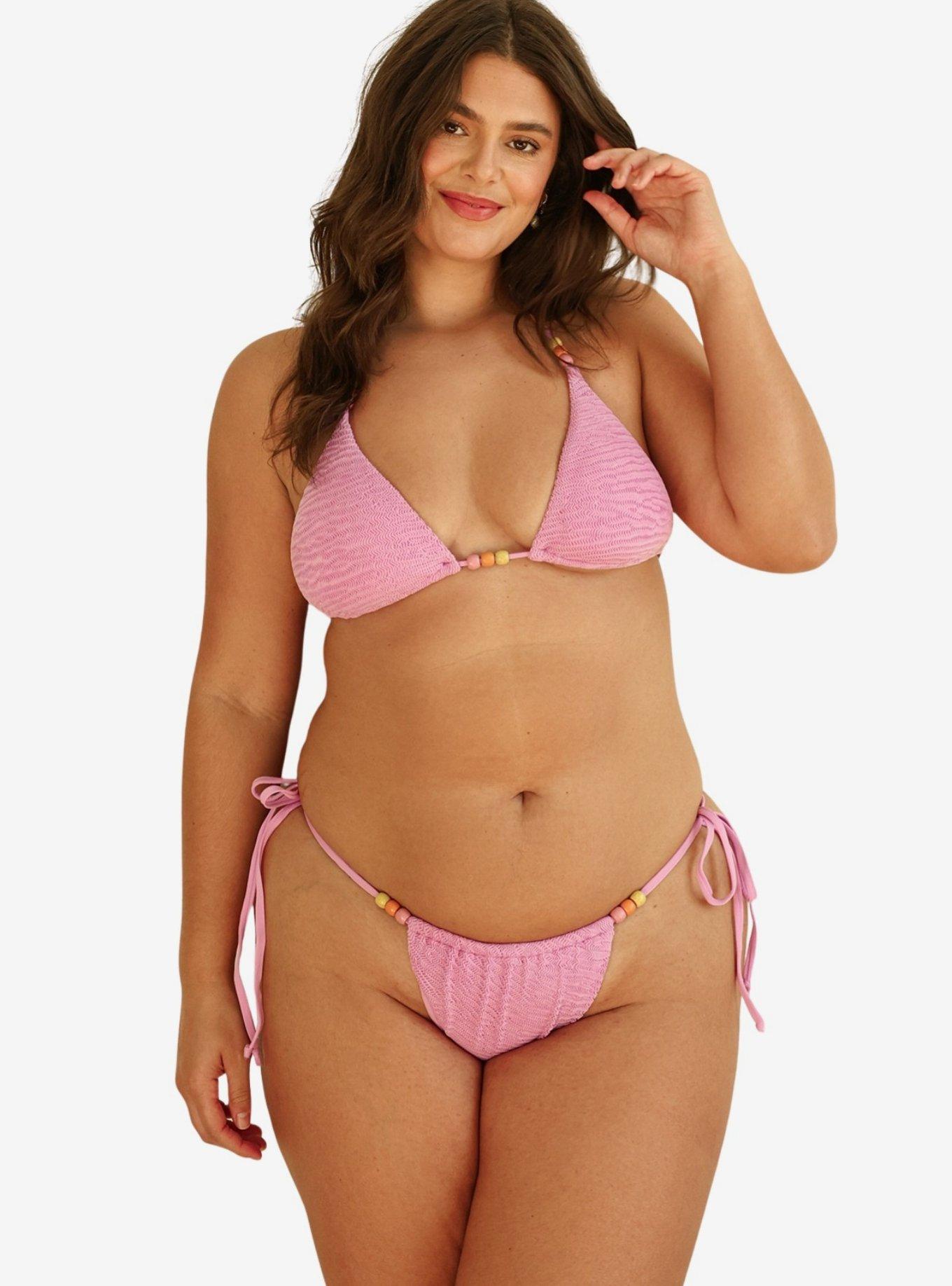 Dippin' Daisy's Bora Cheeky Bikini Bottom, PINK, alternate