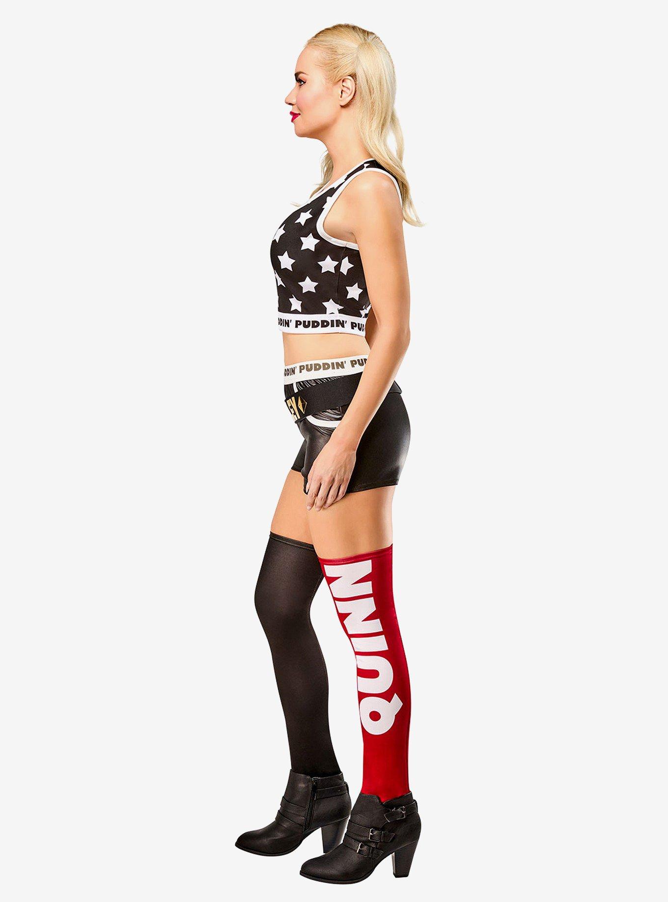 DC Comics Batman Harley Quinn Deluxe Costume, BLACK, alternate