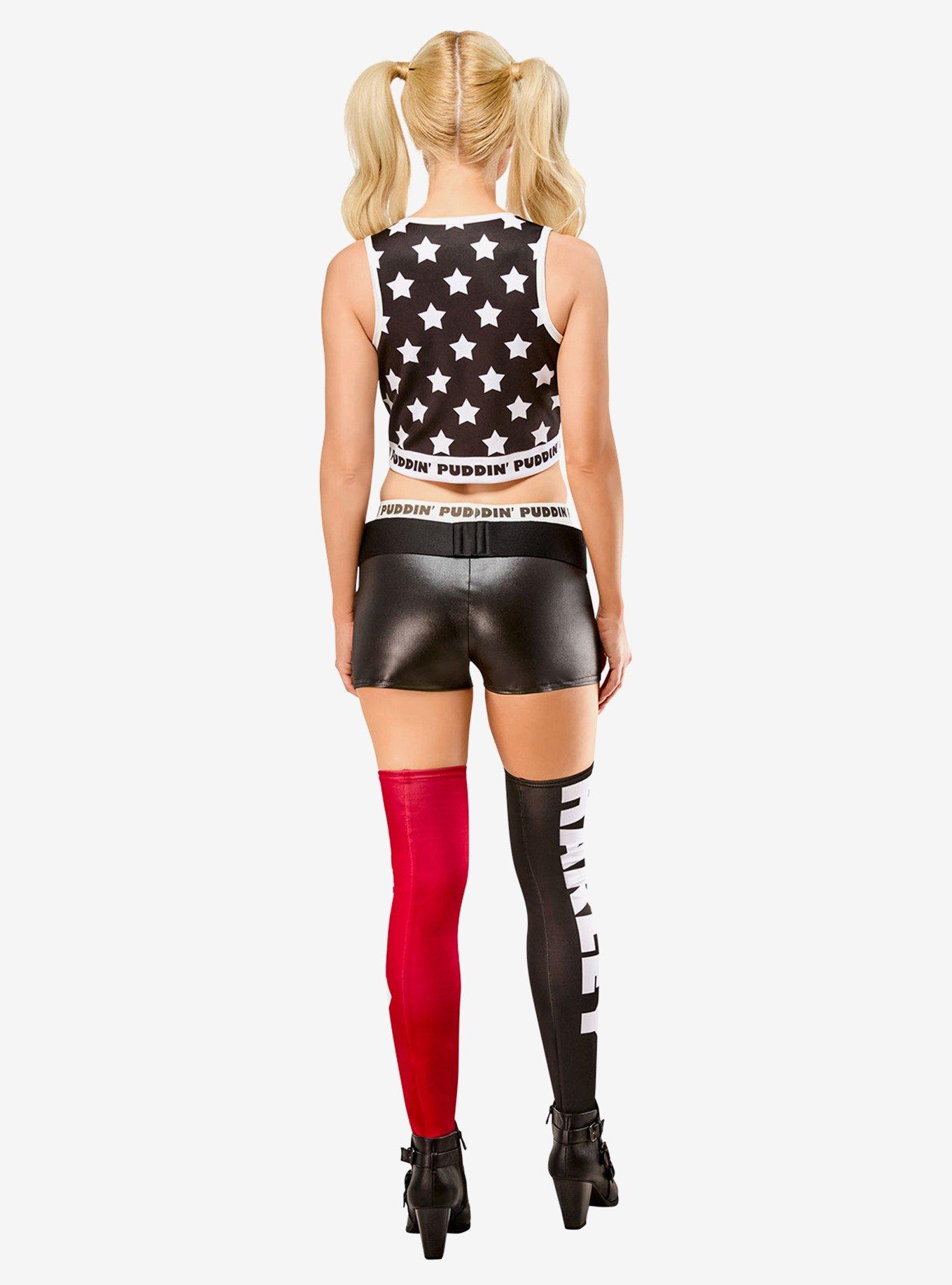 DC Comics Batman Harley Quinn Deluxe Costume, BLACK, alternate