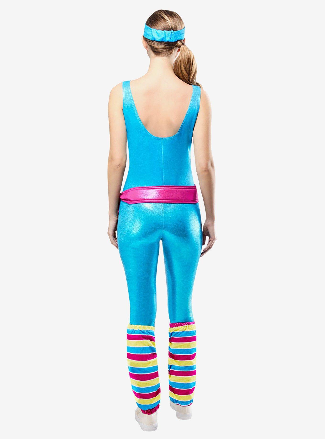 Barbie Exercise Barbie Deluxe Costume, BLUE, alternate