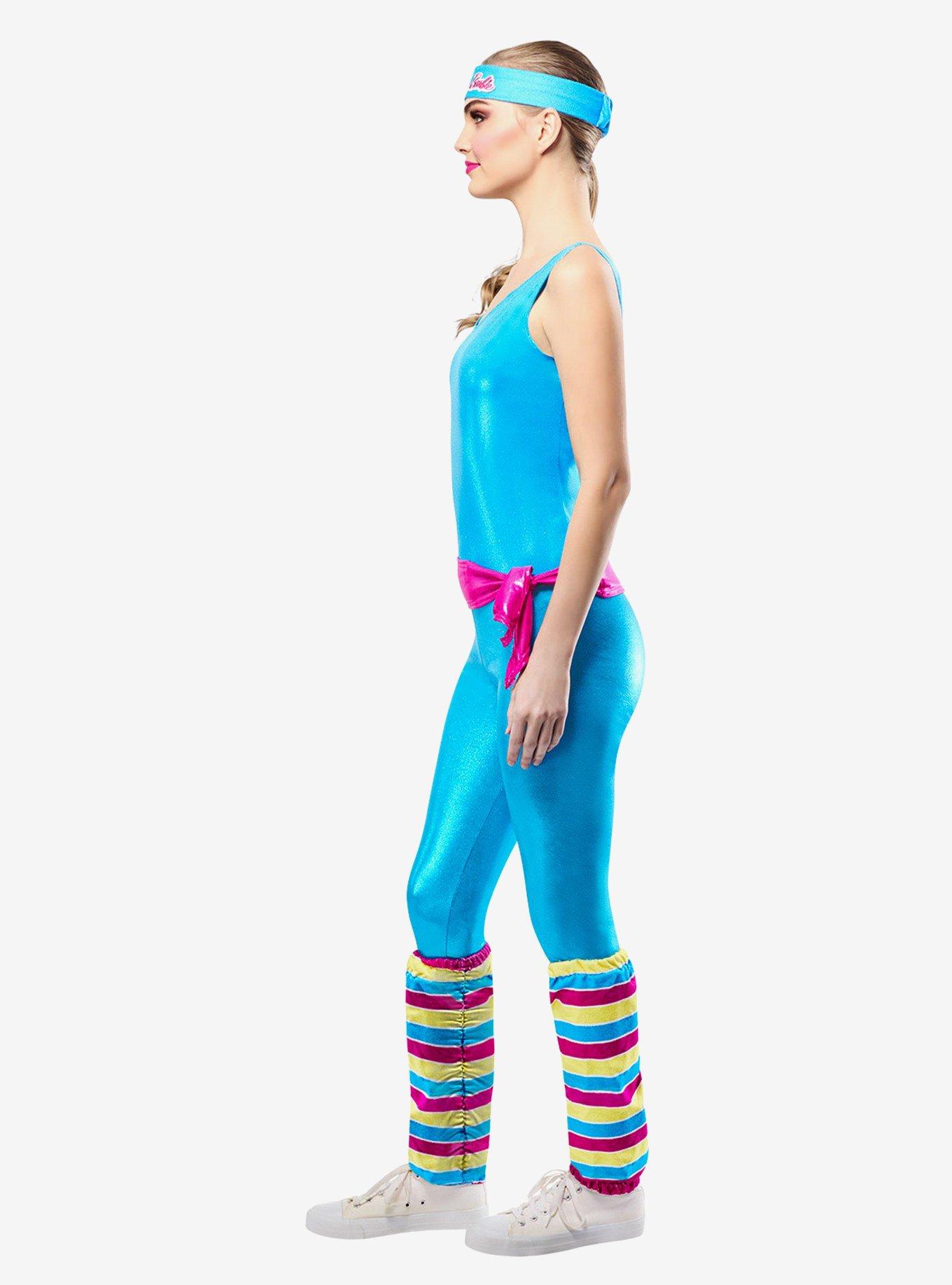 Barbie Exercise Barbie Deluxe Costume, BLUE, alternate