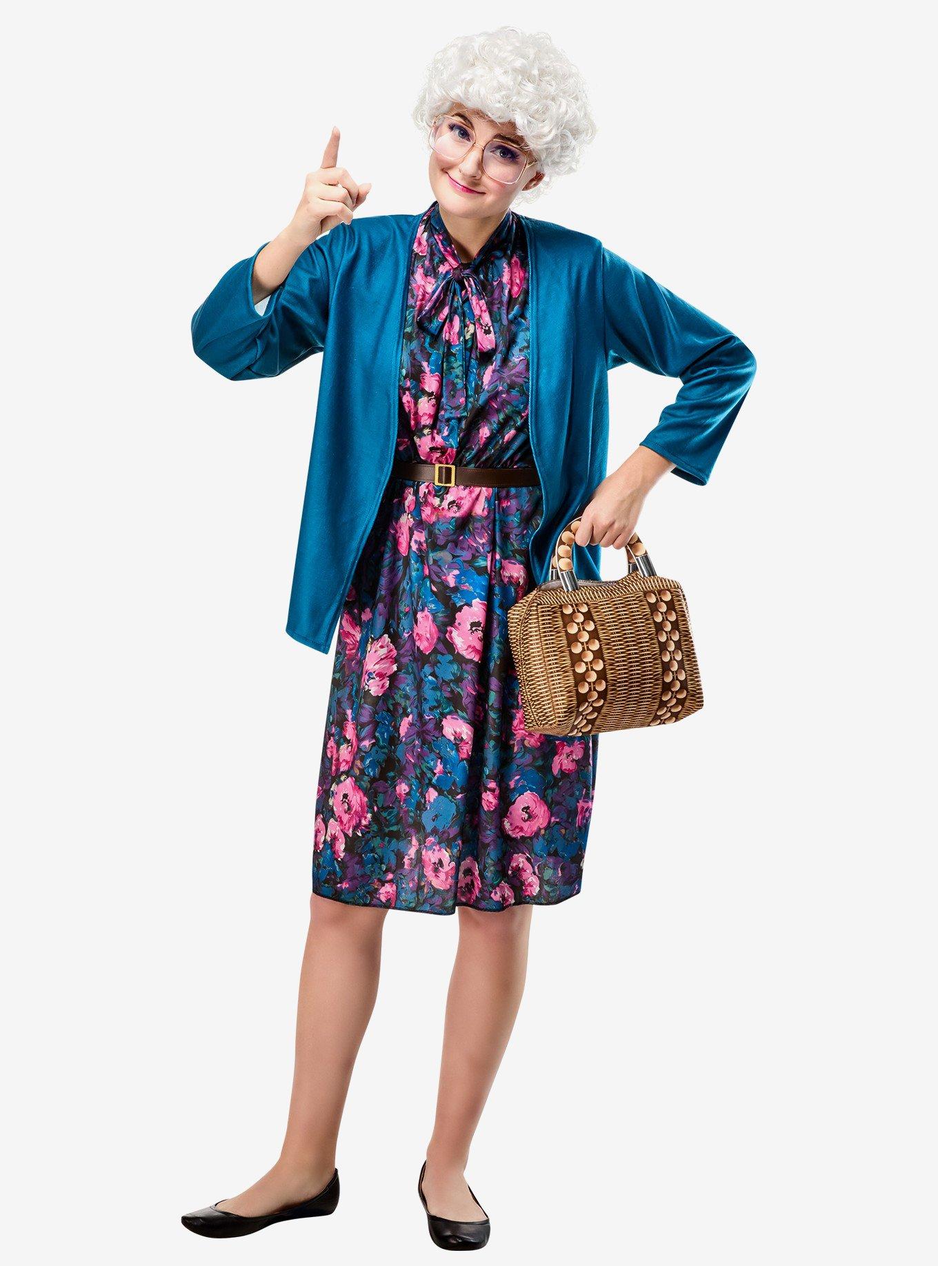 The Golden Girls Sophia Costume with Wig, MULTI, alternate