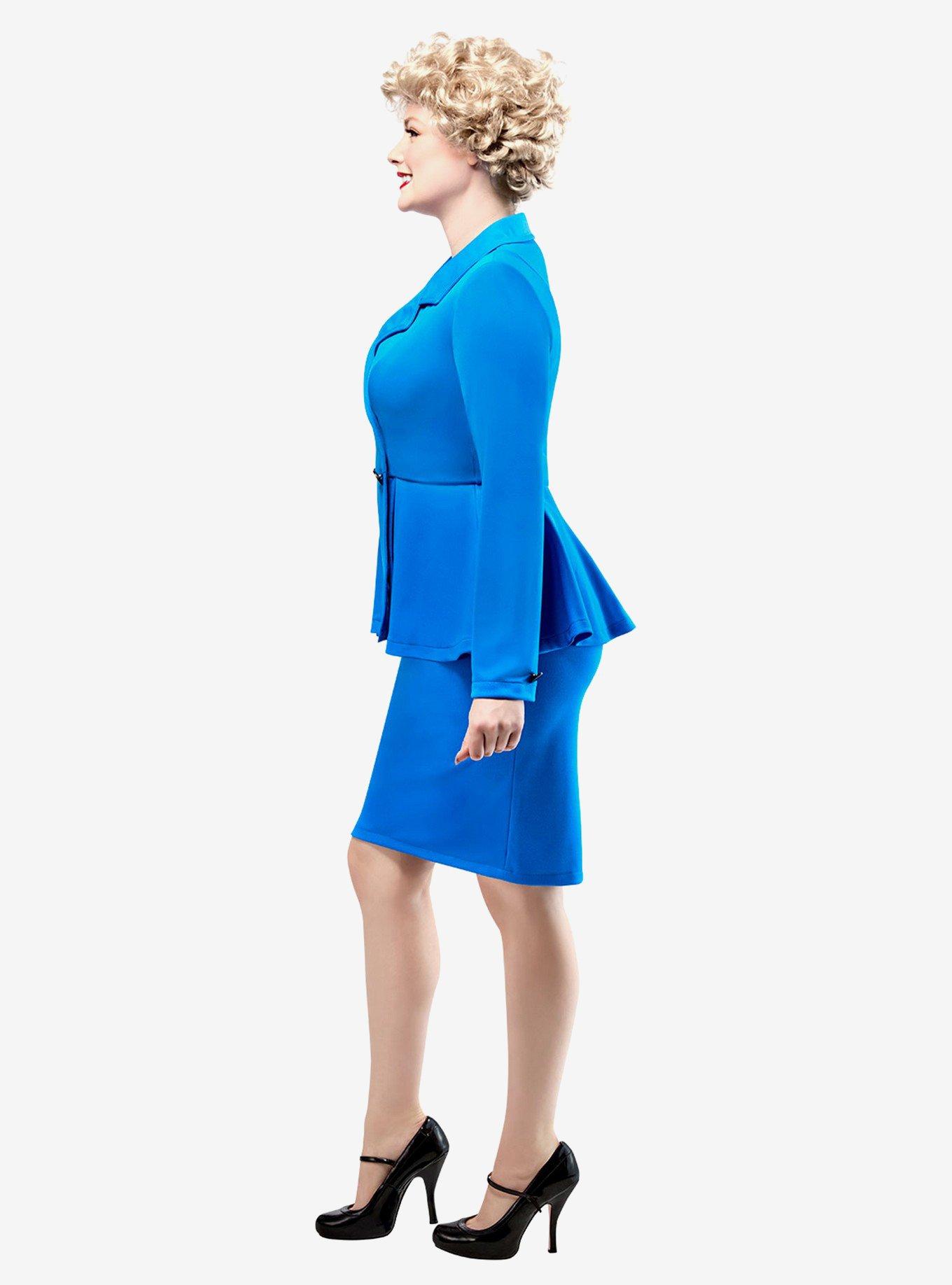 The Golden Girls Rose Costume with Wig, BLUE, alternate