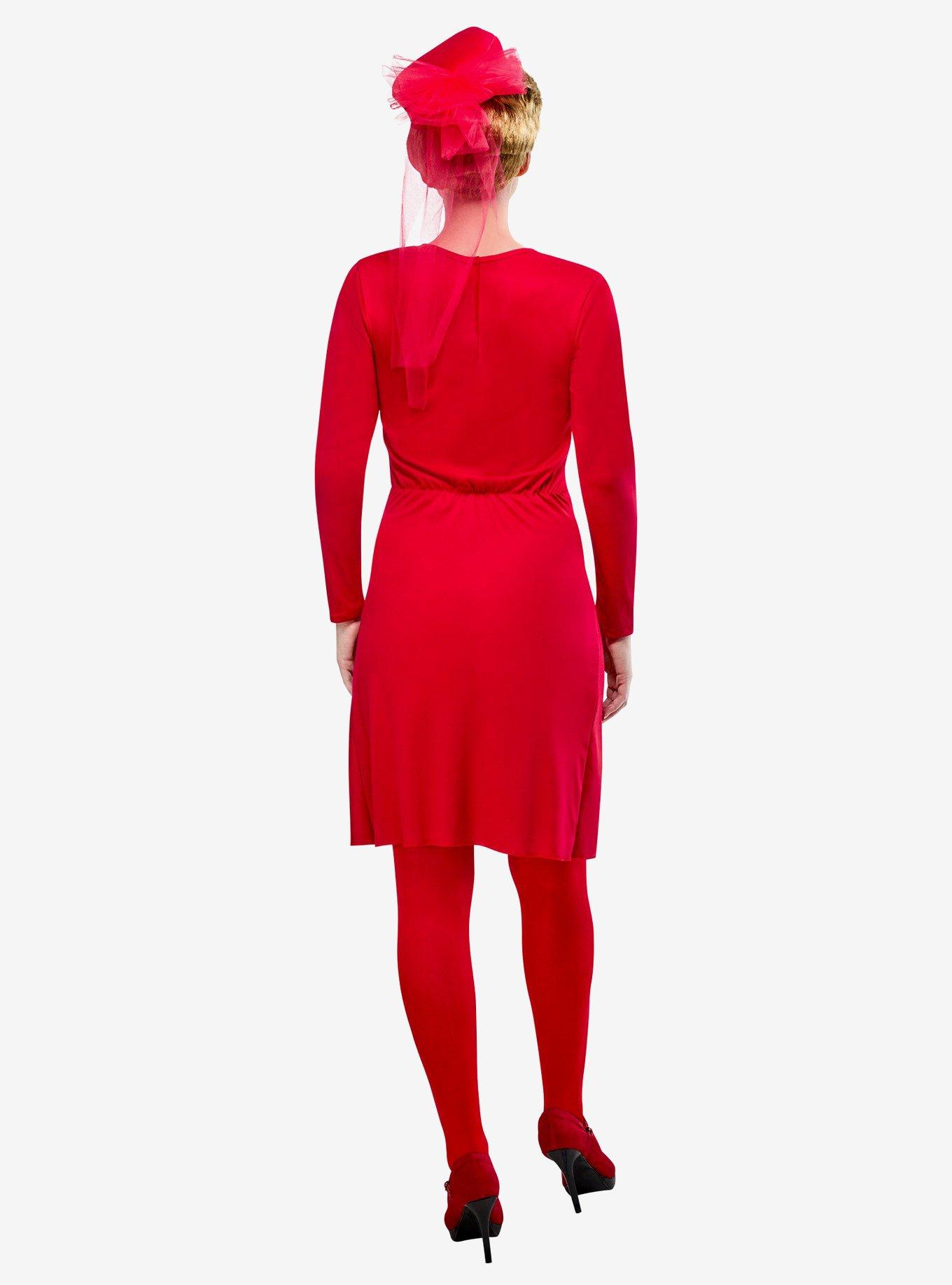 The Golden Girls Blanche Costume with Wig, RED, alternate