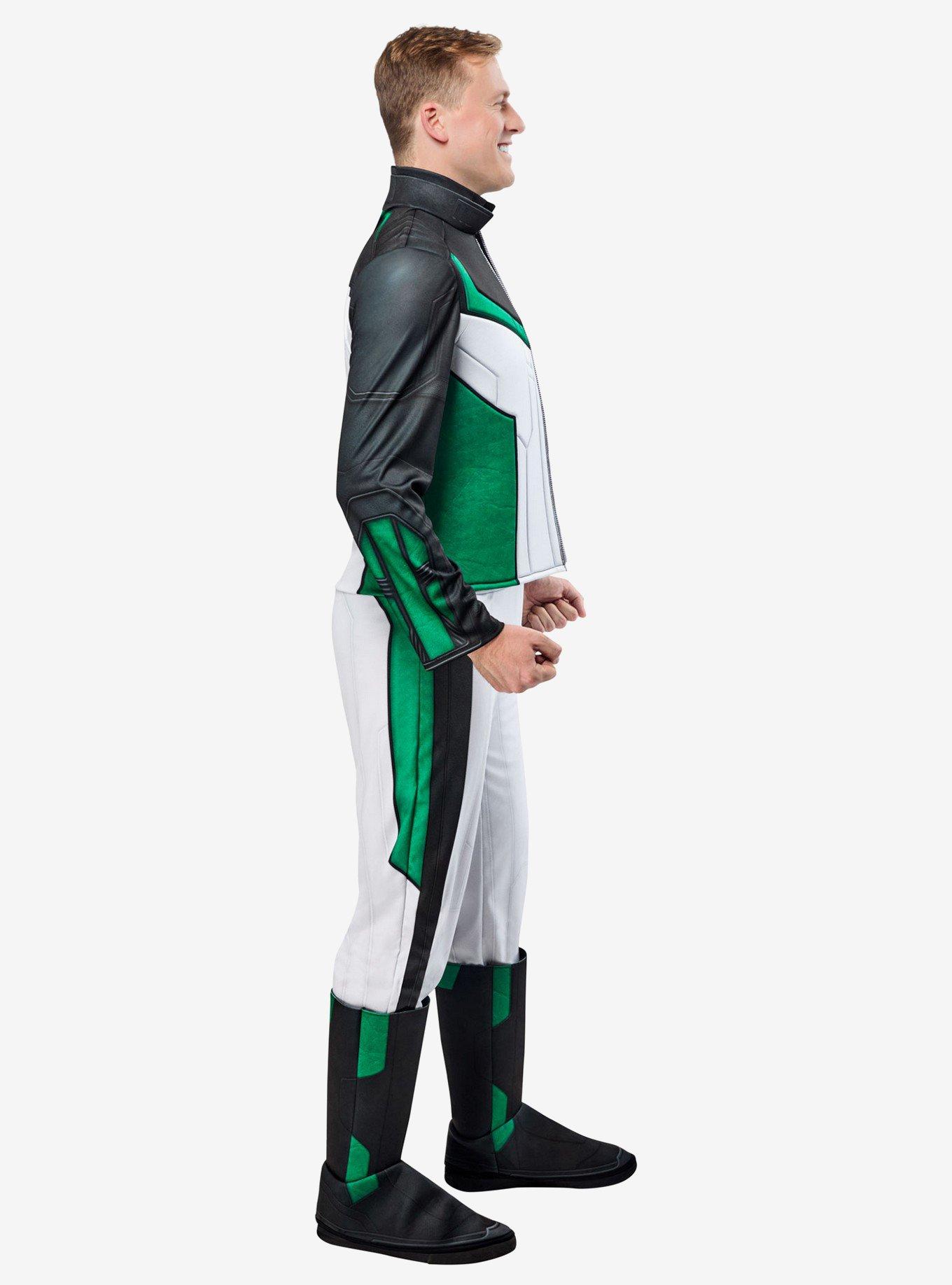 DC Comics Superman Movie Green Lantern Deluxe Costume, BRIGHT WHITE, alternate