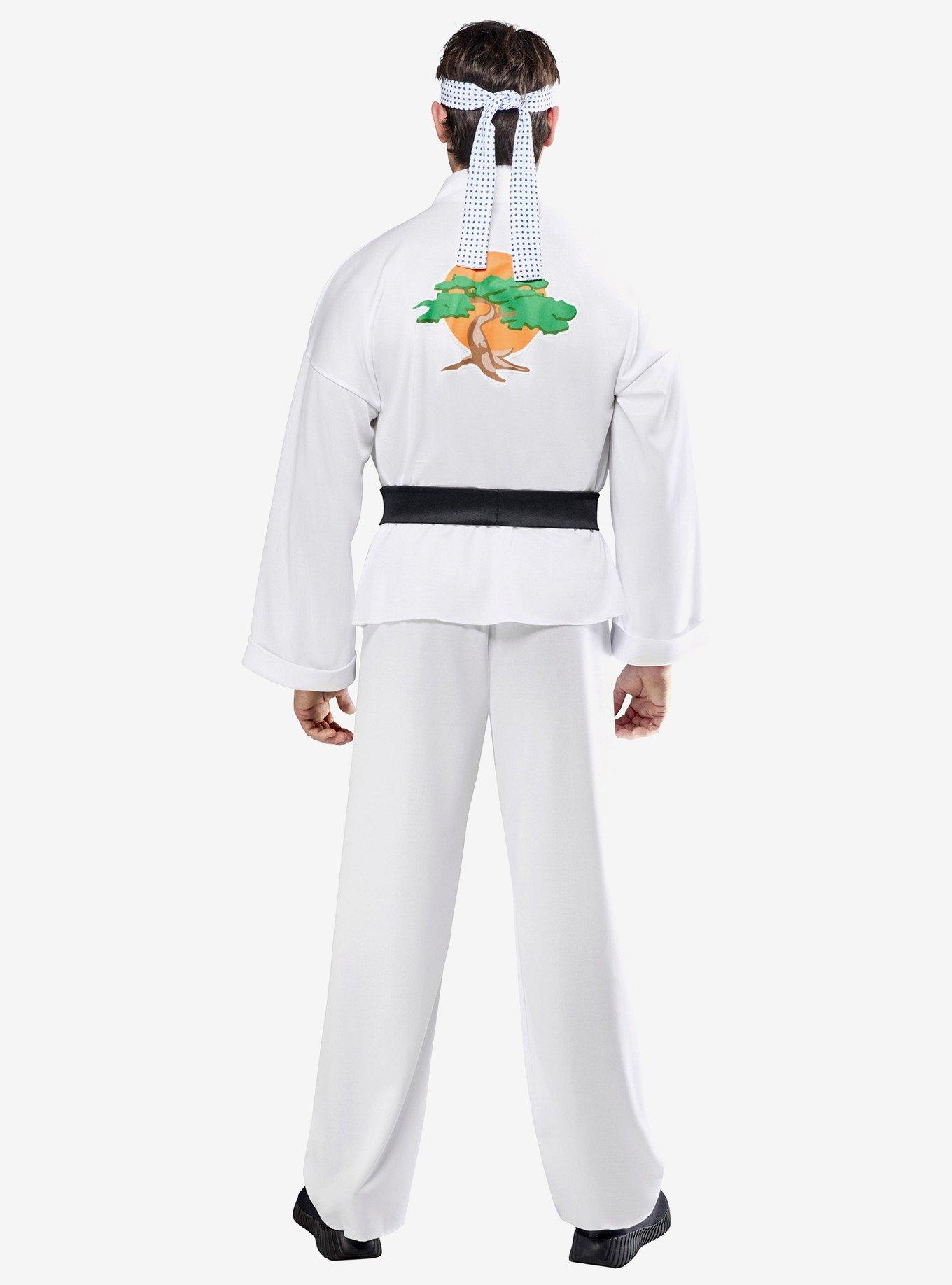 Karate Kid Miyagi-Do Dojo Daniel Larusso Costume, BRIGHT WHITE, alternate
