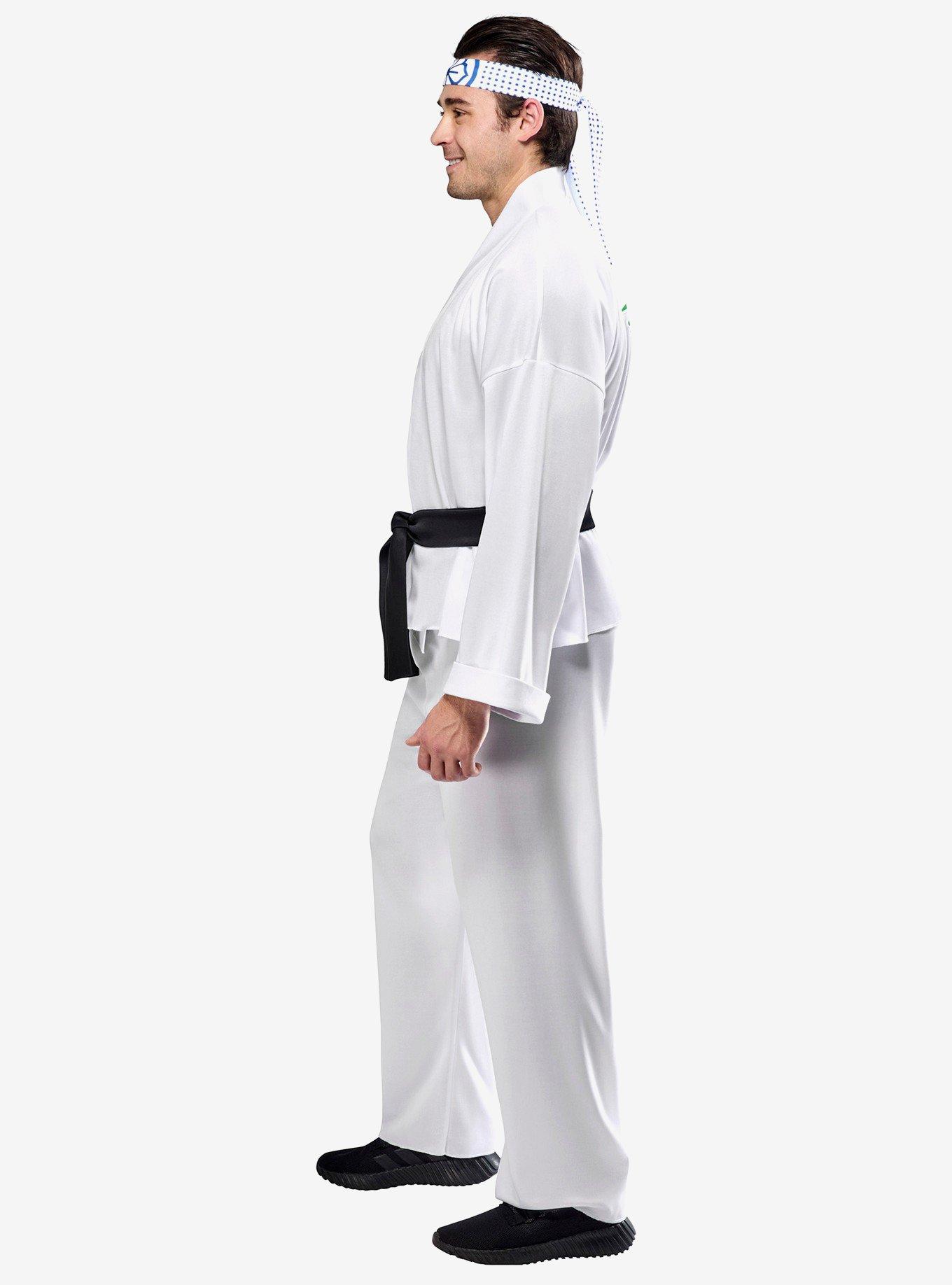 Karate Kid Miyagi-Do Dojo Daniel Larusso Costume, BRIGHT WHITE, alternate