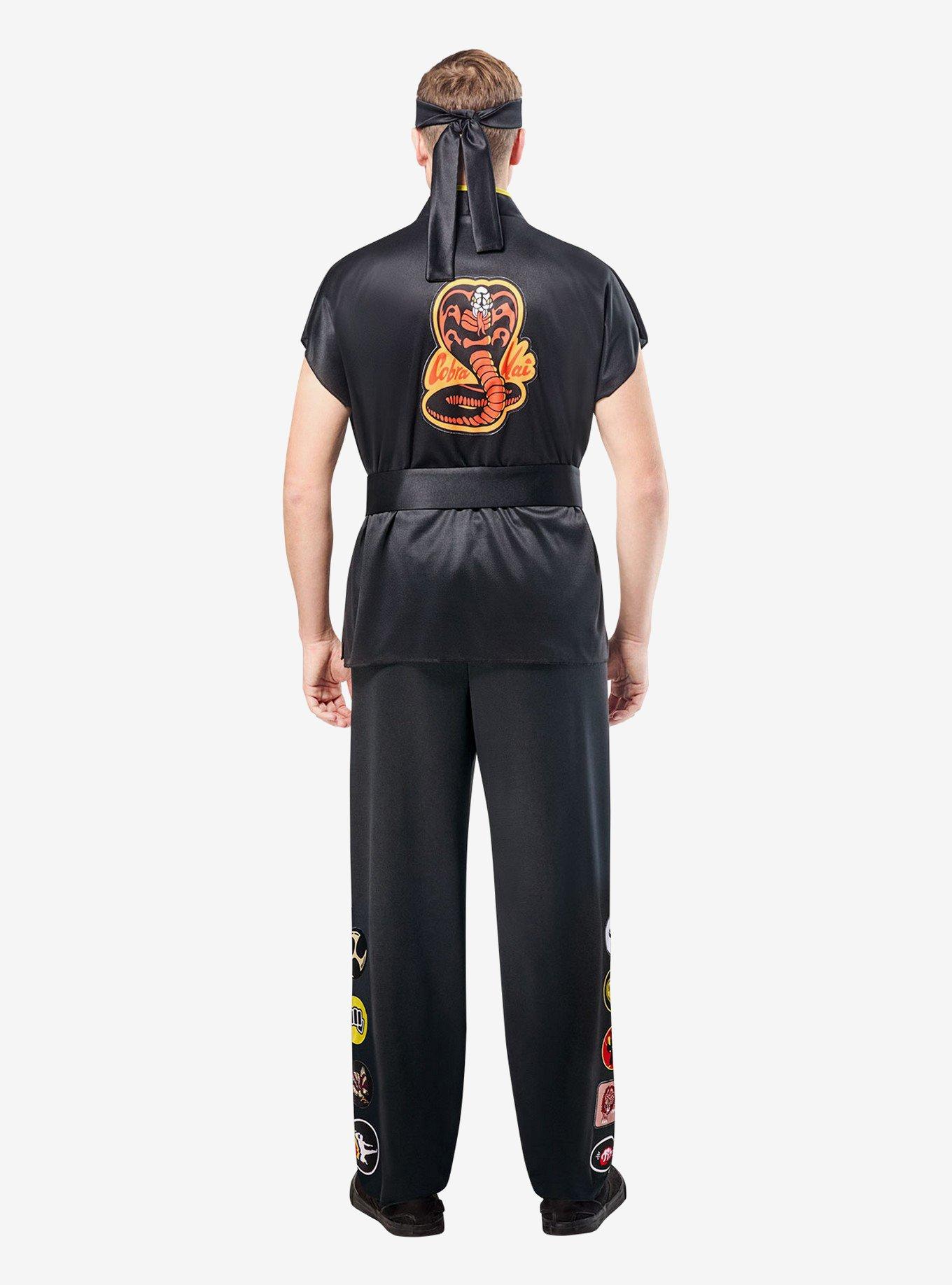 Karate Kid Cobra Kai Johnny Lawrence Costume, BLACK, alternate