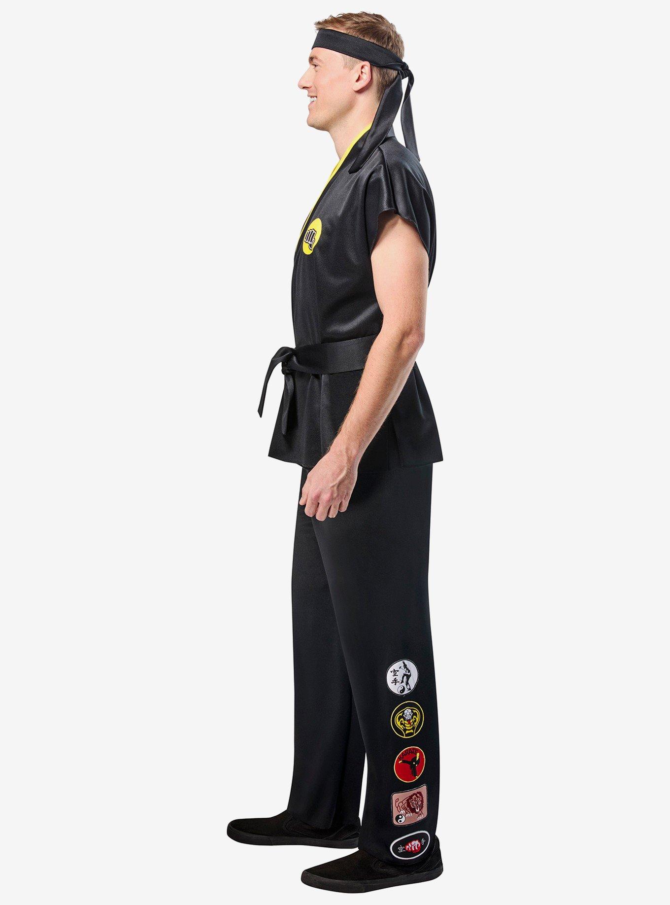 Karate Kid Cobra Kai Johnny Lawrence Costume, BLACK, alternate