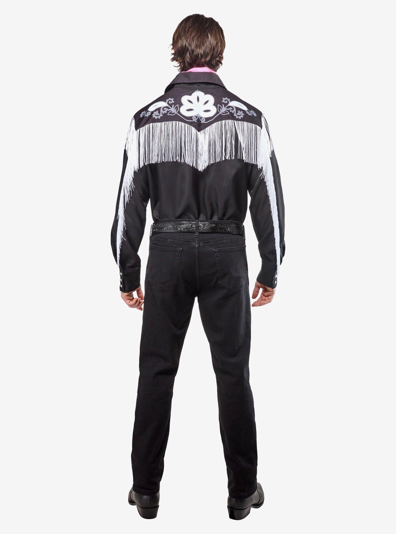 Barbie Western Ken Costume Top and Scarf, BLACK, alternate