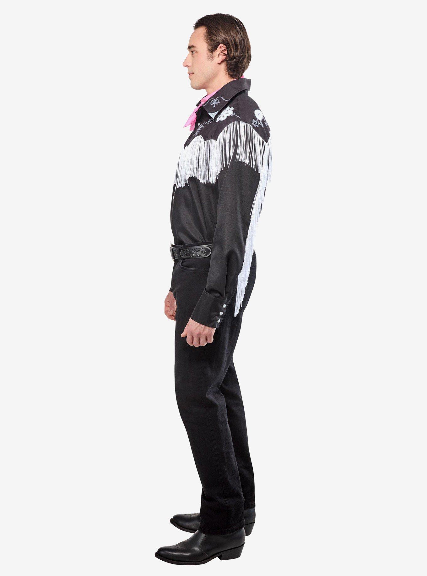 Barbie Western Ken Costume Top and Scarf, BLACK, alternate