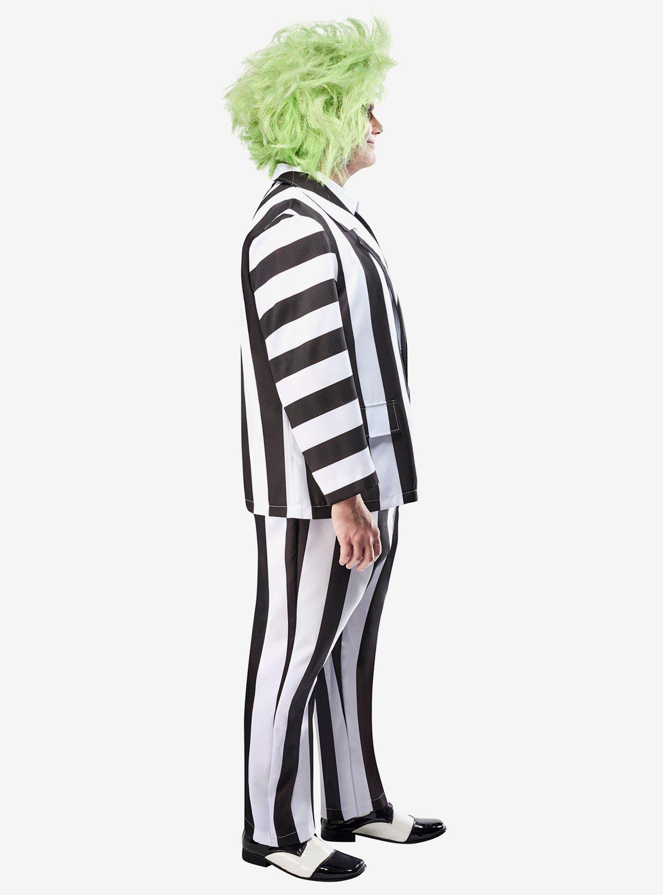 Beetlejuice Classic Plus Size Costume, BLACK, alternate