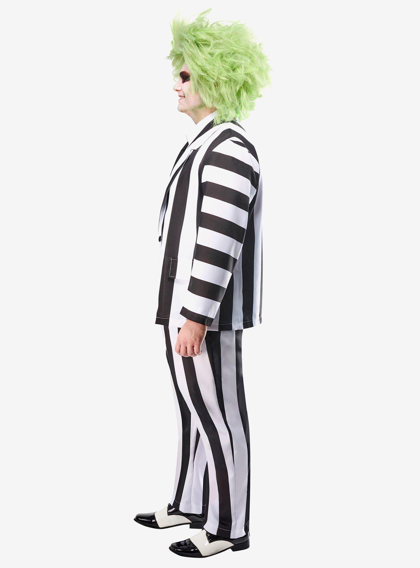 Beetlejuice Classic Plus Size Costume, BLACK, alternate