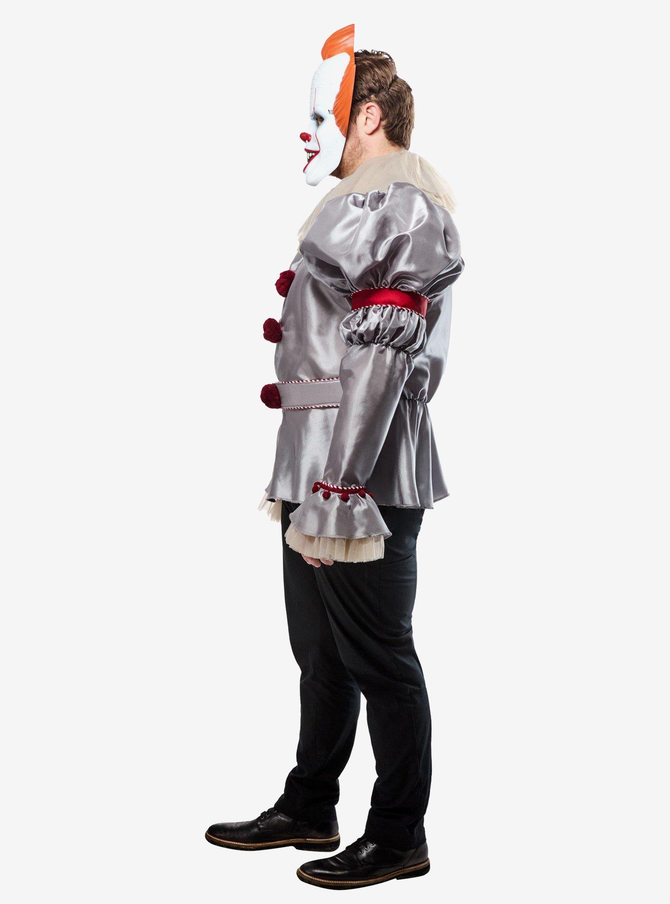 IT 2017 Pennywise Plus Size Costume with Mask, , hi-res