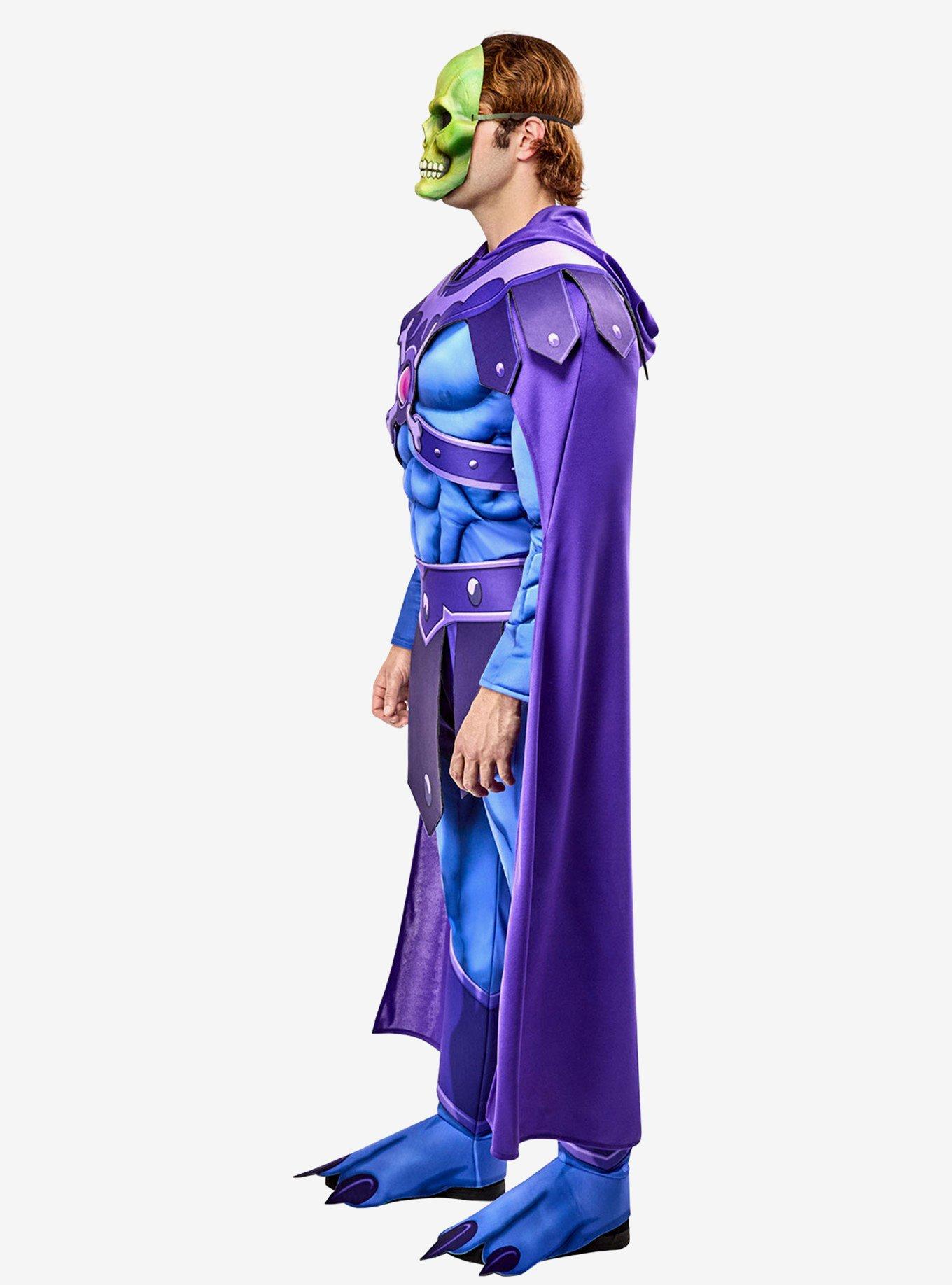 Masters of the Universe Revelation Skeletor Deluxe Costume, PURPLE, alternate